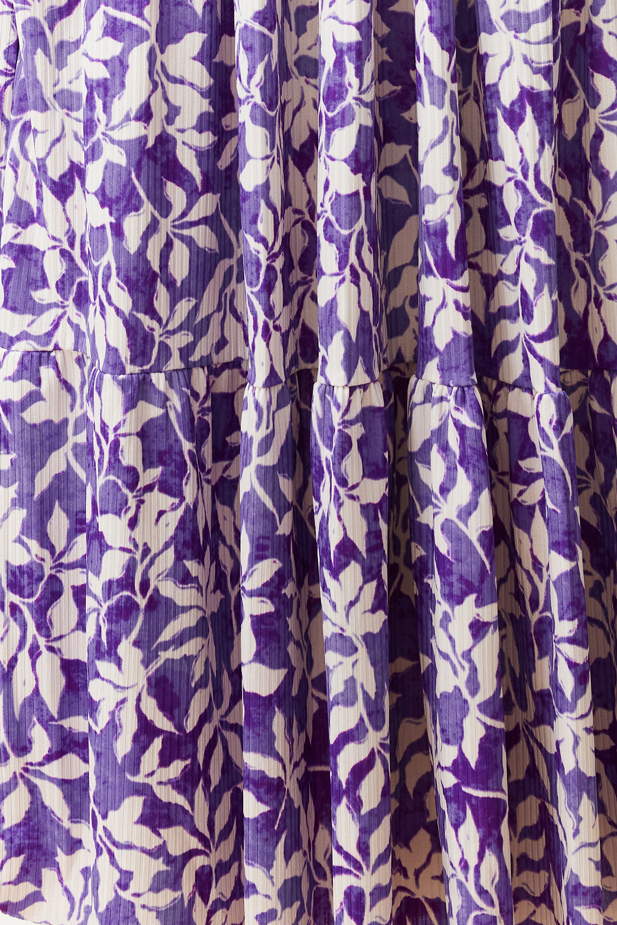 Trendyol Dark Purple Floral A-line V-Neck Sleeveless A-Line Polyester Camisole Maxi Dress