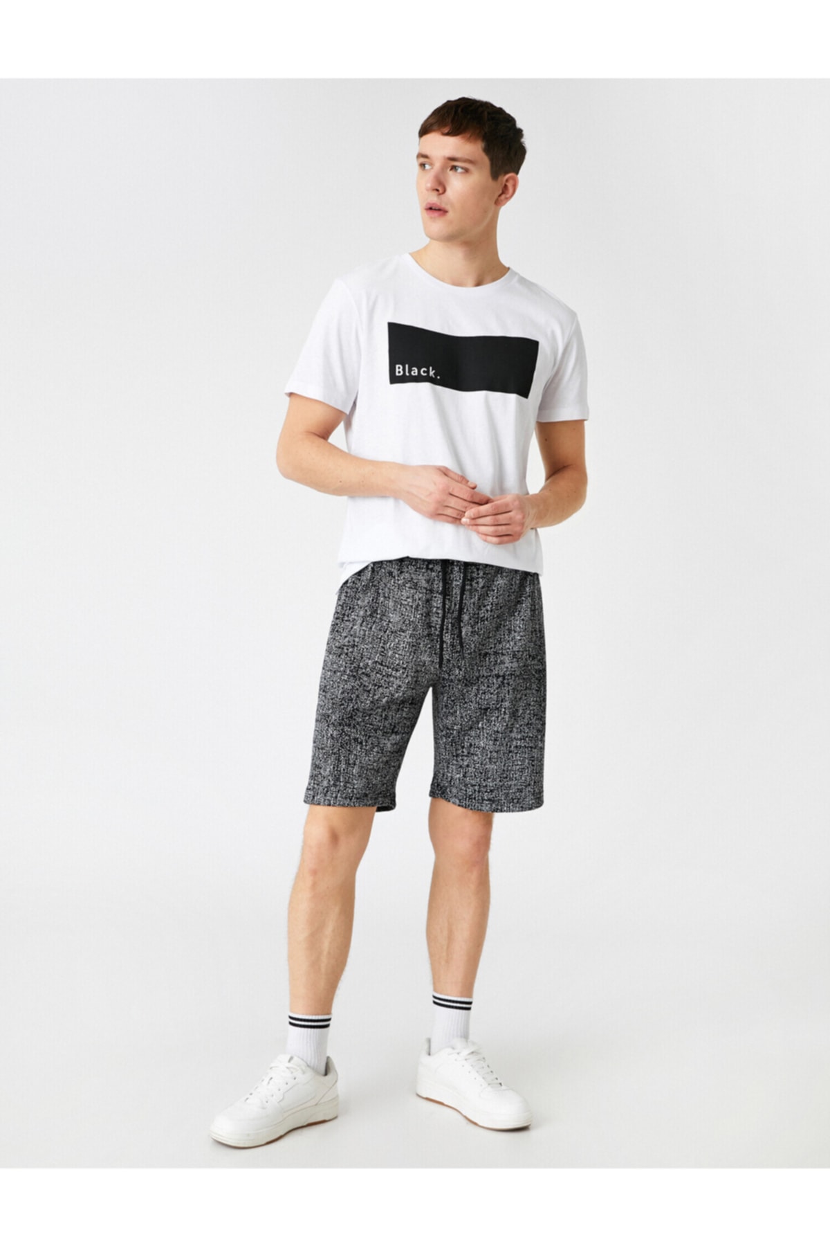Koton Shorts - Gray - Normal Waist