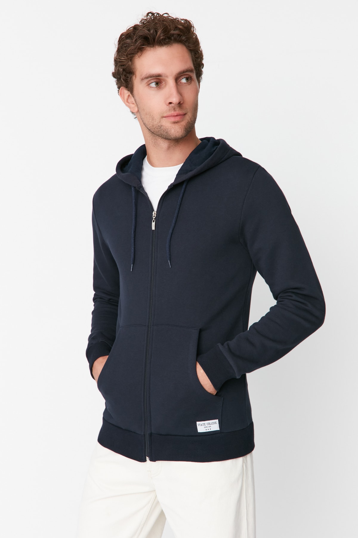 Trendyol Sweatshirt - Dark blue - Regular fit
