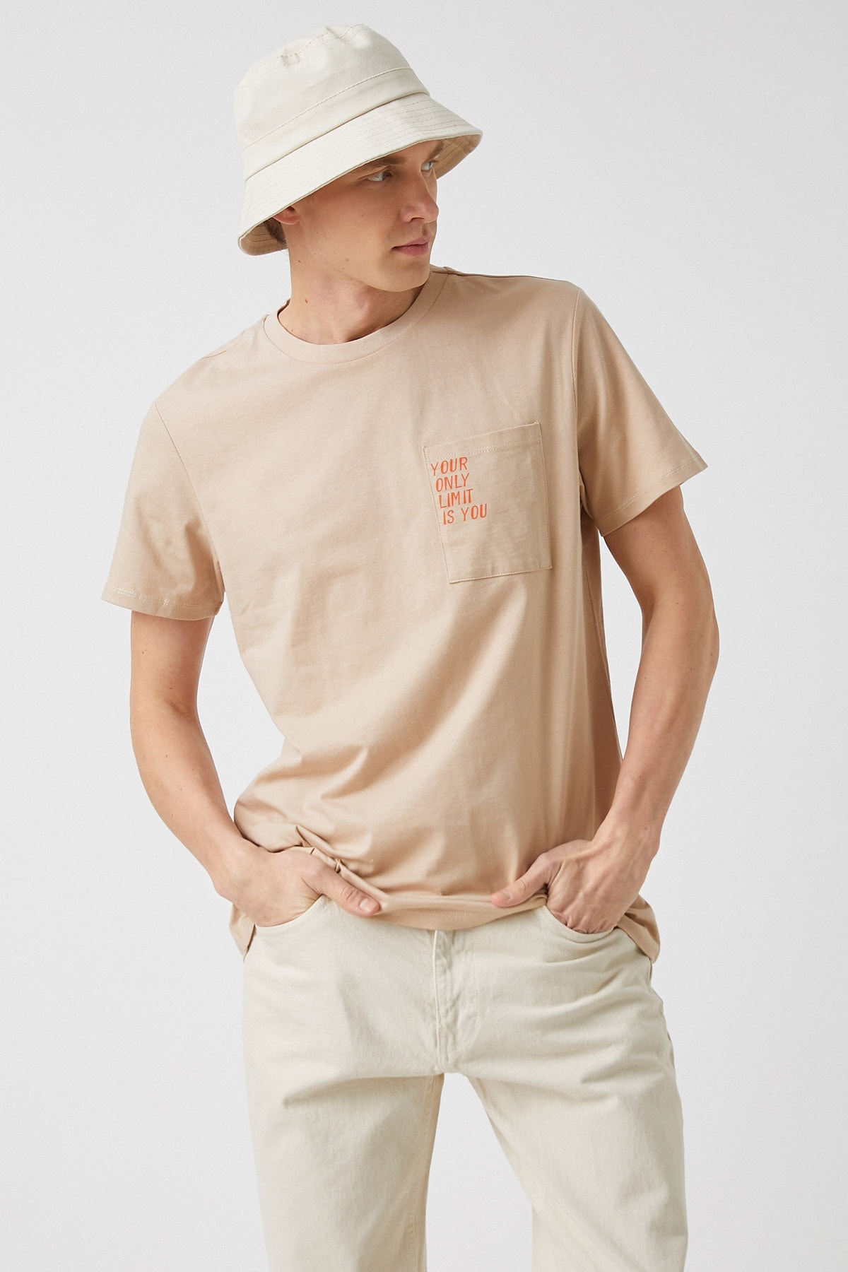 Koton Printed T-Shirt with Pockets