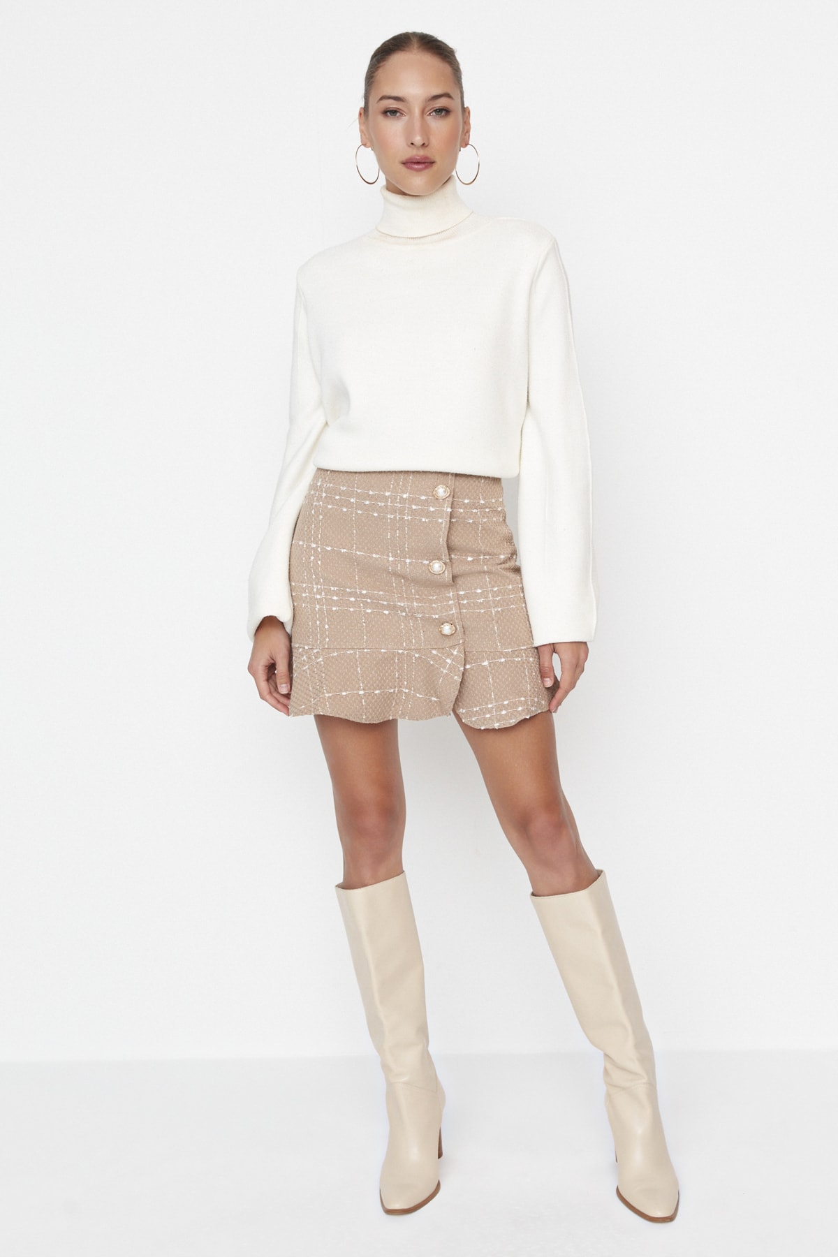 Fusta dama, Trendyol Buttoned