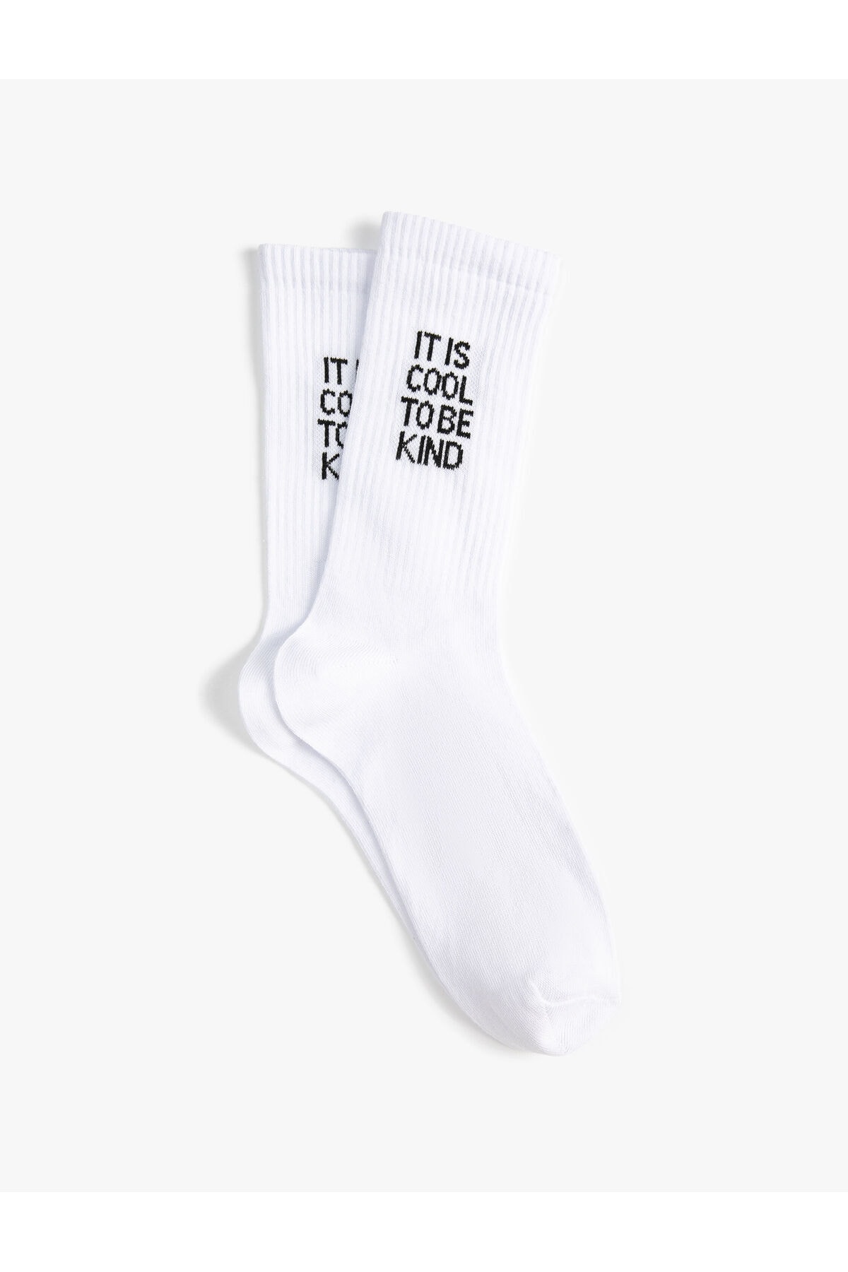 Koton The Socks Slogan Embroidered