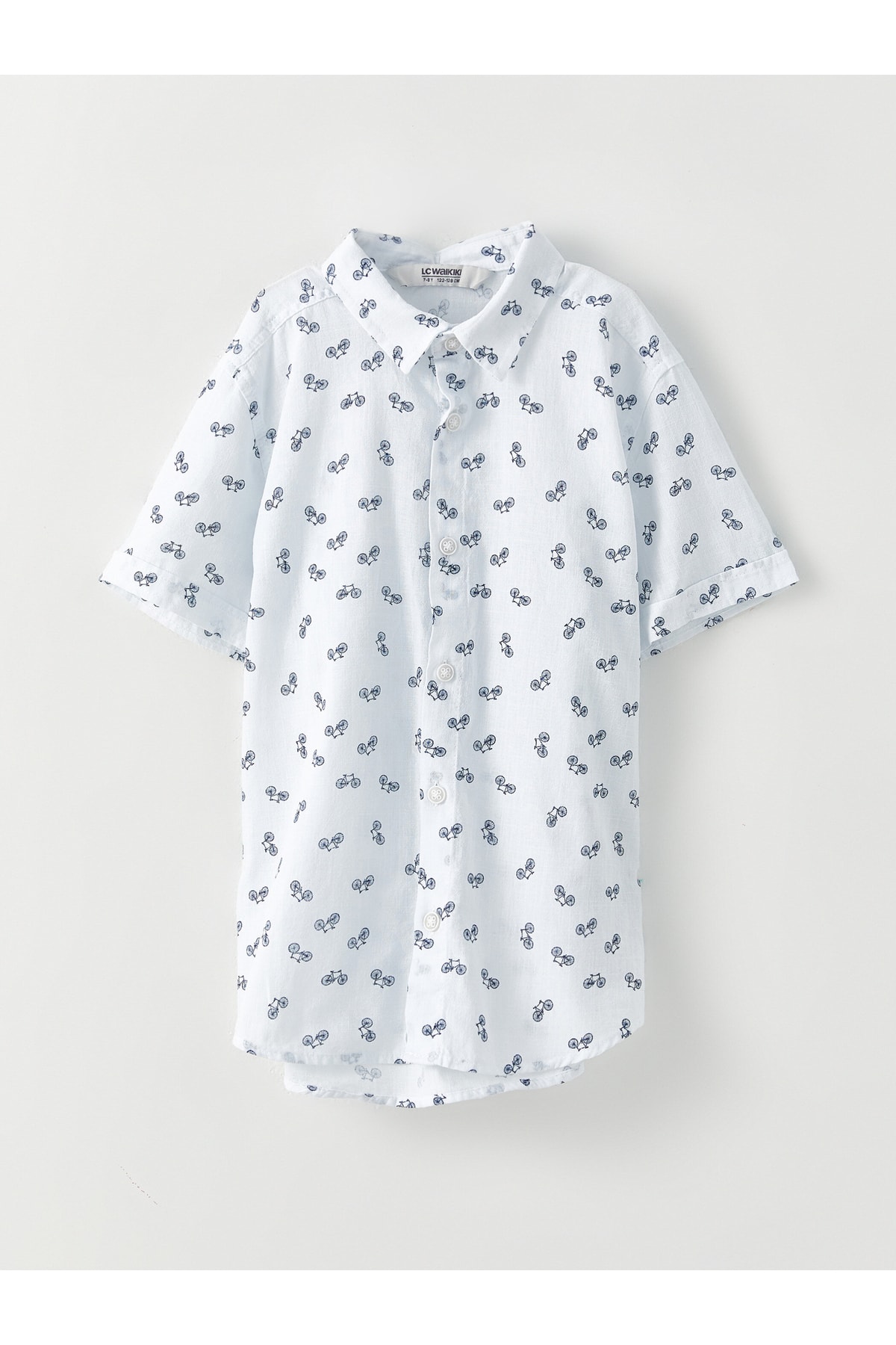 LC Waikiki Patterned Boys' Short Sleeve Shirts