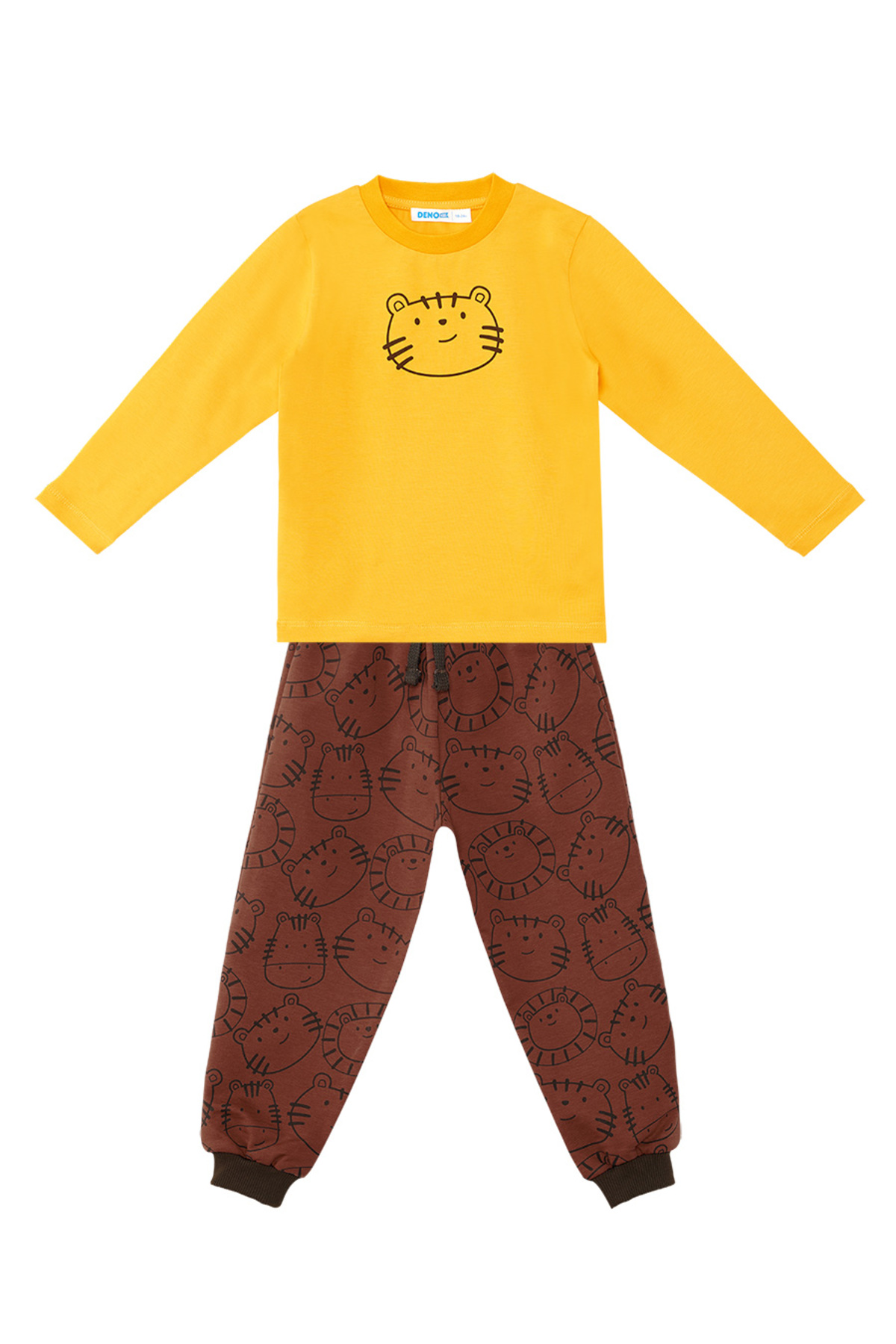 Levně Denokids Cute Cat Baby Boy T-shirt Pants Suit