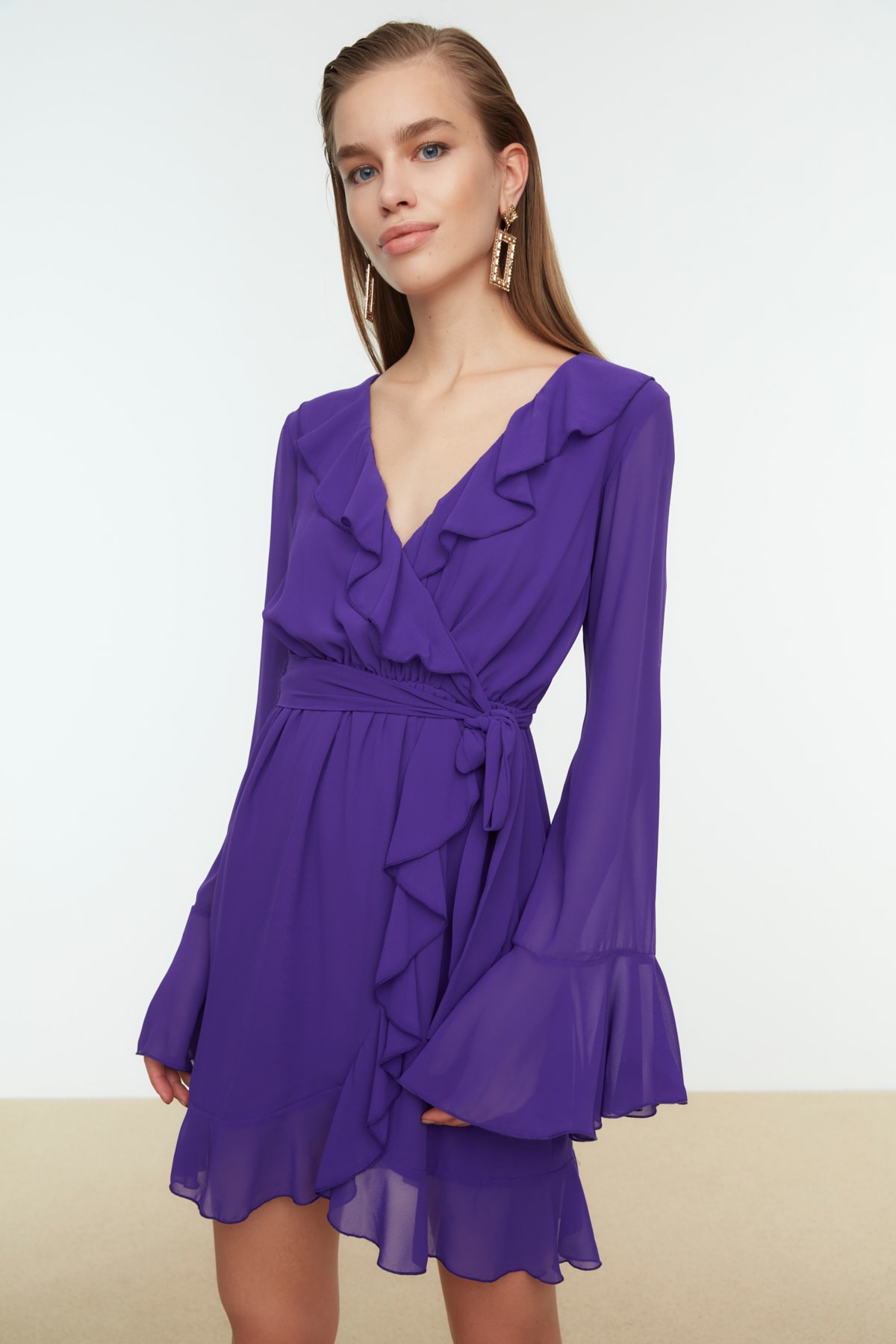 Dámské šaty Trendyol Chiffon