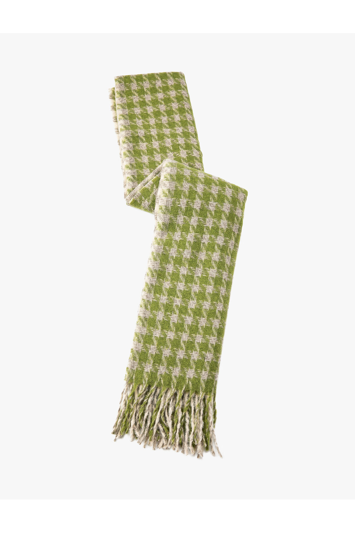 Koton Crowbar Patterned Scarf With Tassels