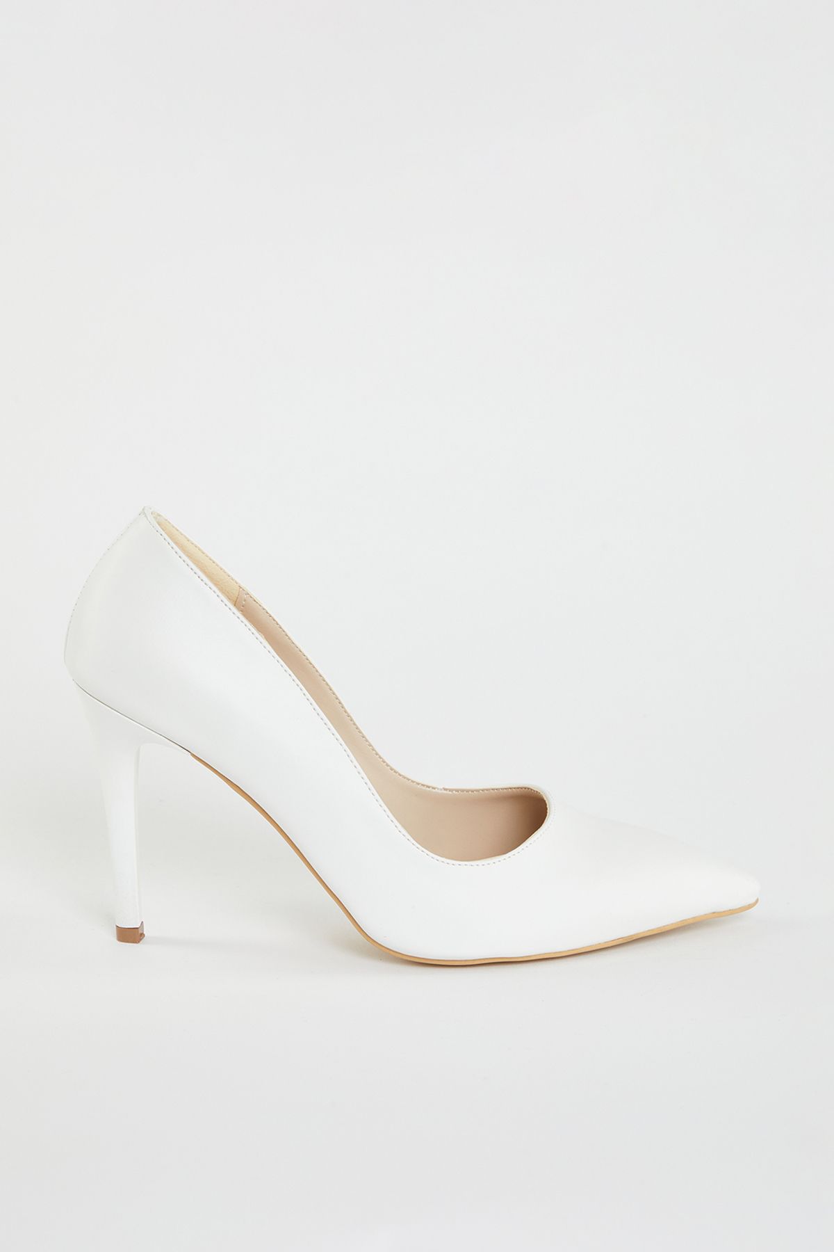 Trendyol White Stiletto Women's Heeled Shoes