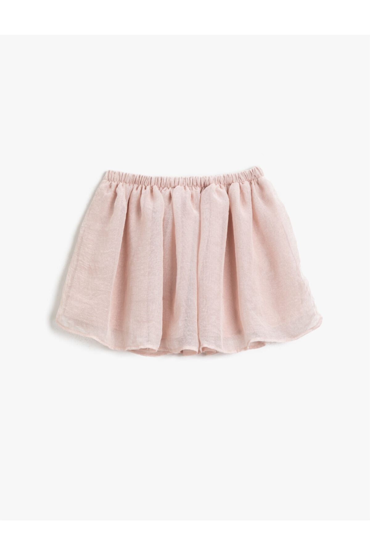 Koton Girl's Powder Pleated Pleated Skirt