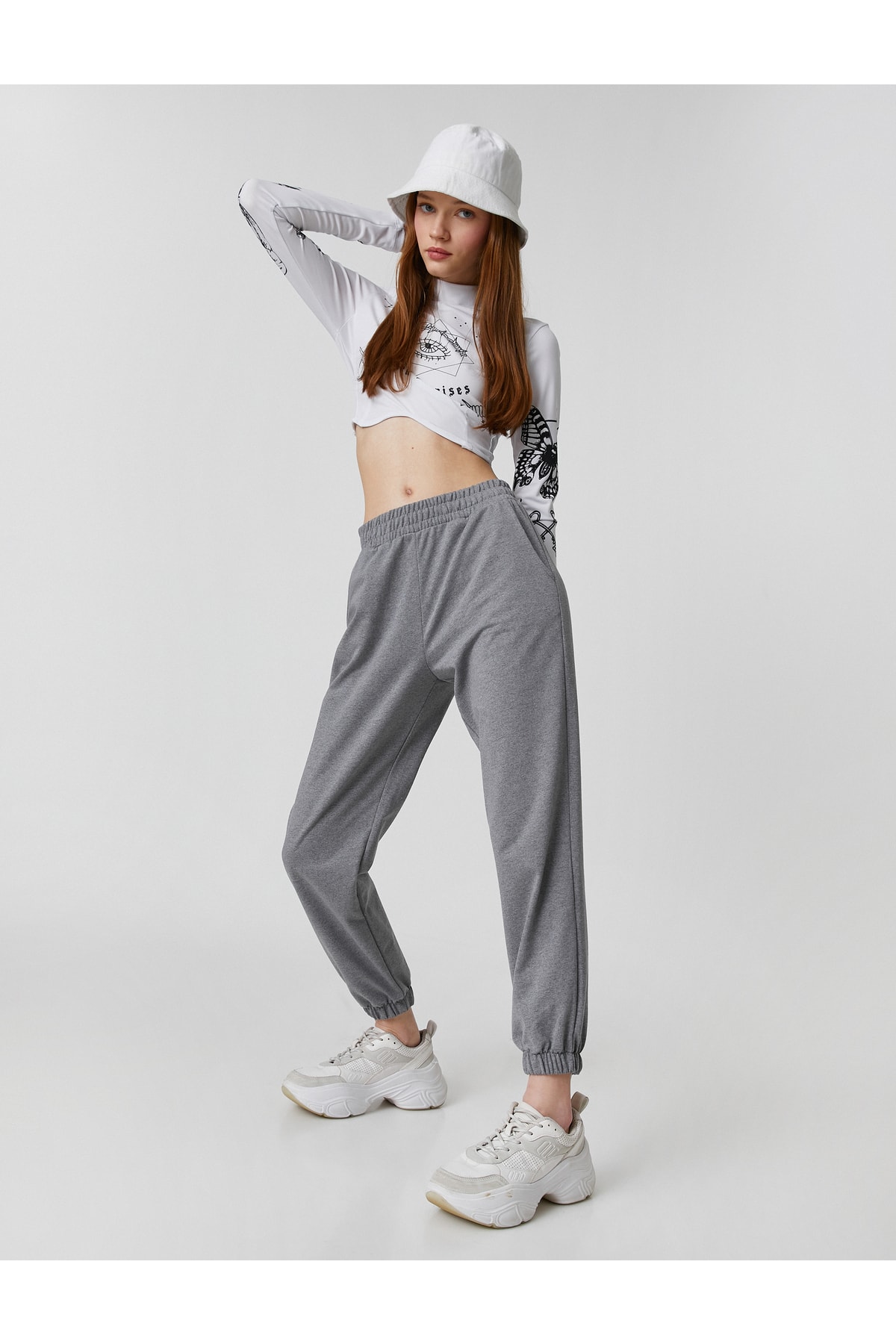 Koton Jogger Sweatpants with Pocket Details.