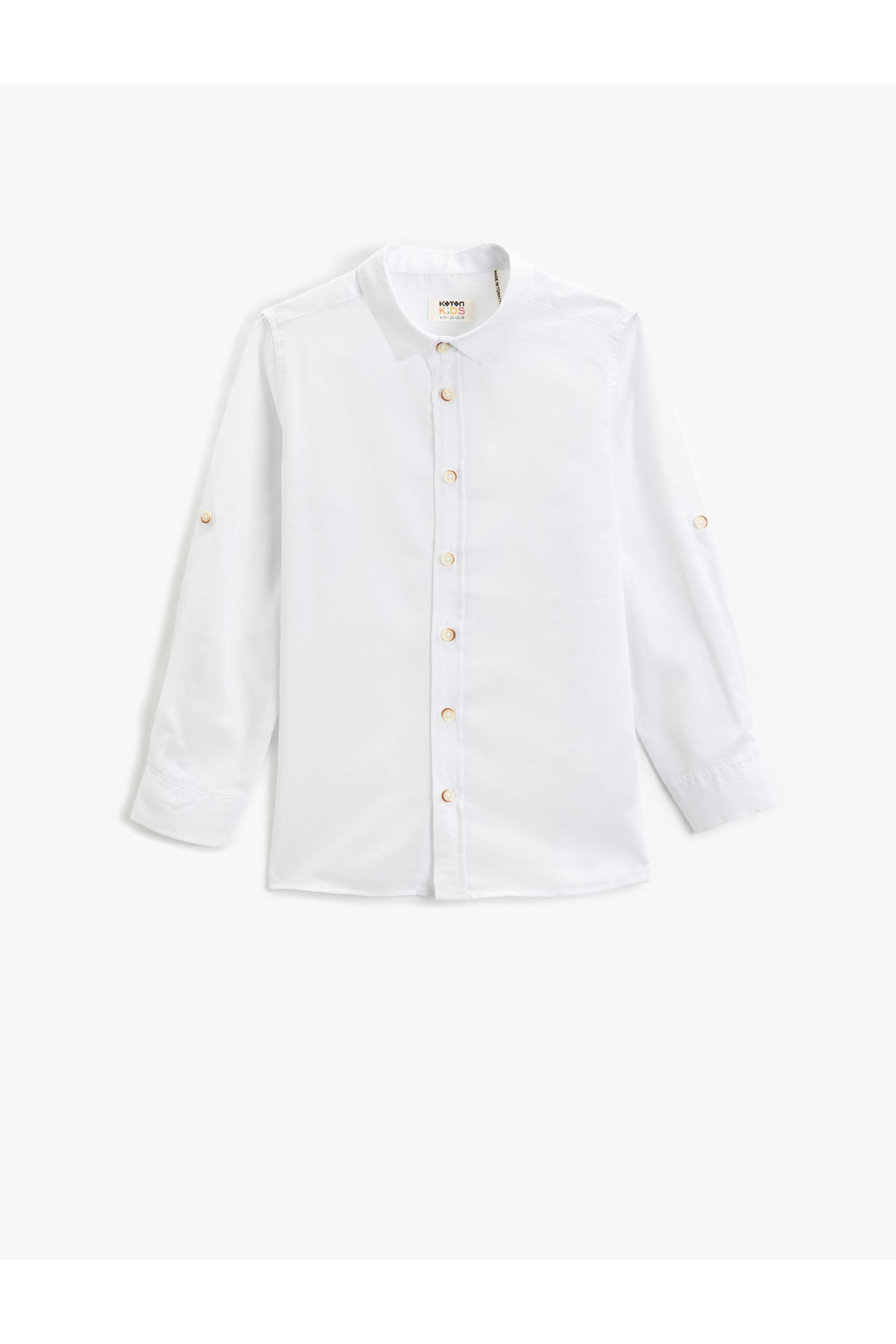 Koton Poplin Basic Shirt Long Sleeved With Buttons