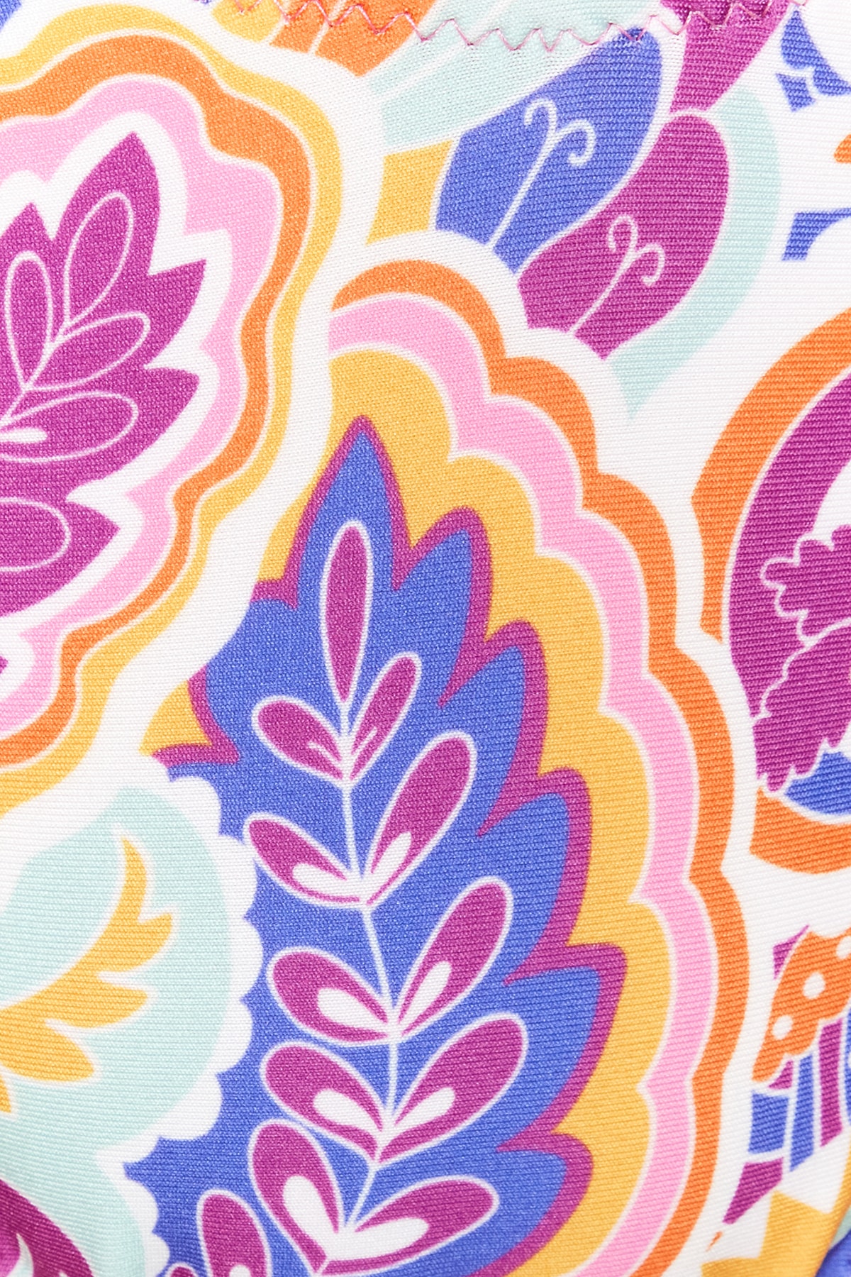 Trendyol Abstract Patterned Gathered Normal Leg Bikini Bottom