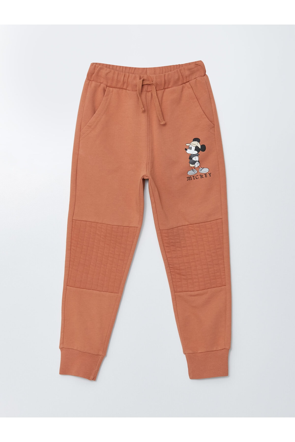 LC Waikiki Mickey Mouse Printed Boys Jogger Sweatpants with Elastic Waist.