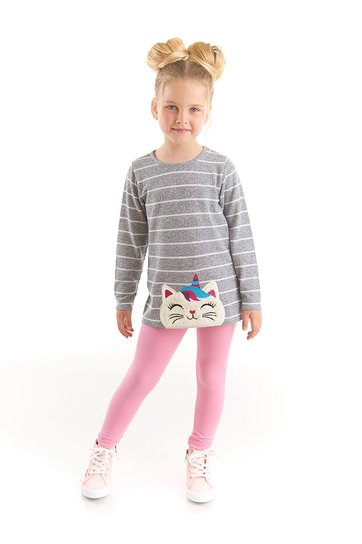 Levně Denokids Cat Unicorn Girls Kids Sweater Leggings Suit