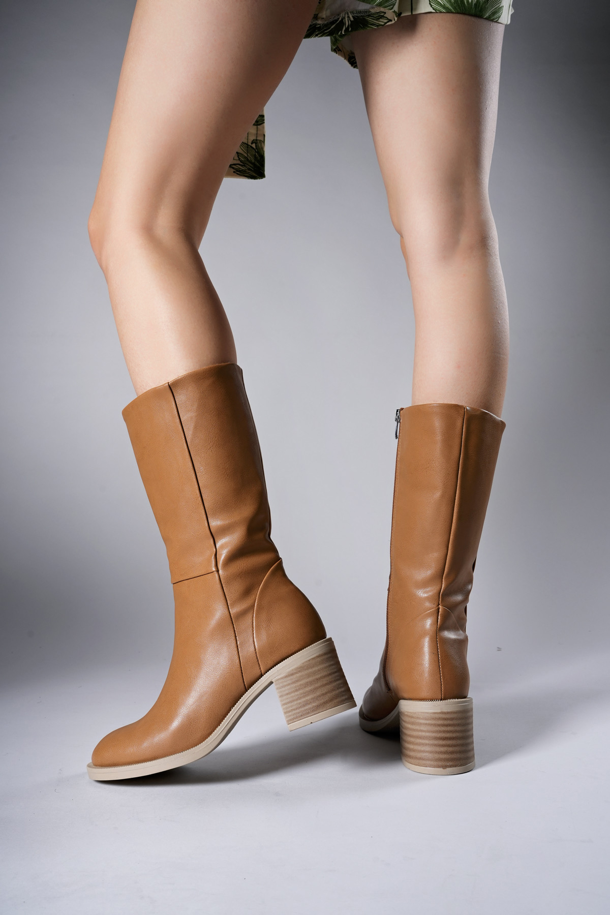 Riccon Secmodh Women's Boots 0012711 Tan Skin