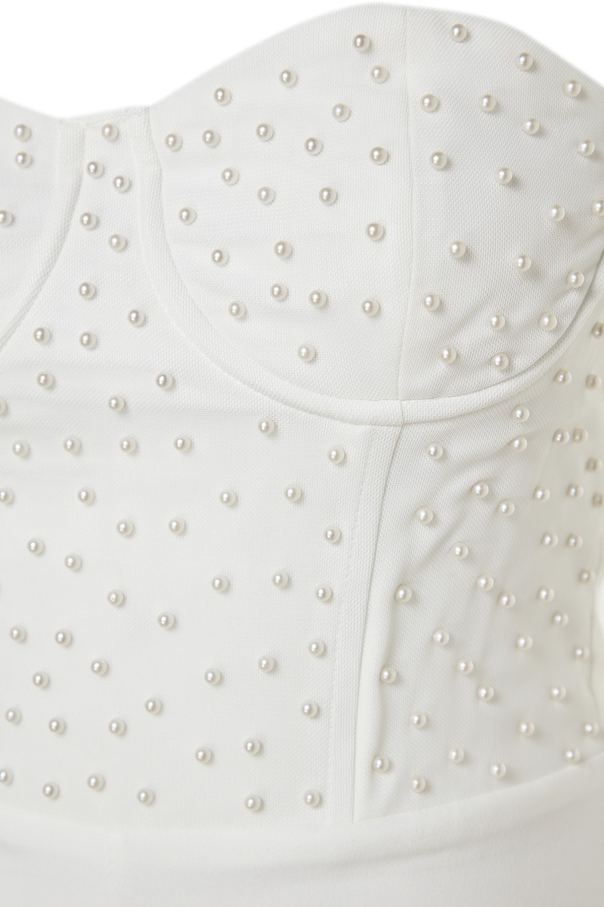 Trendyol Ecru Lined, Woven Accessorized Bridal Jumpsuit