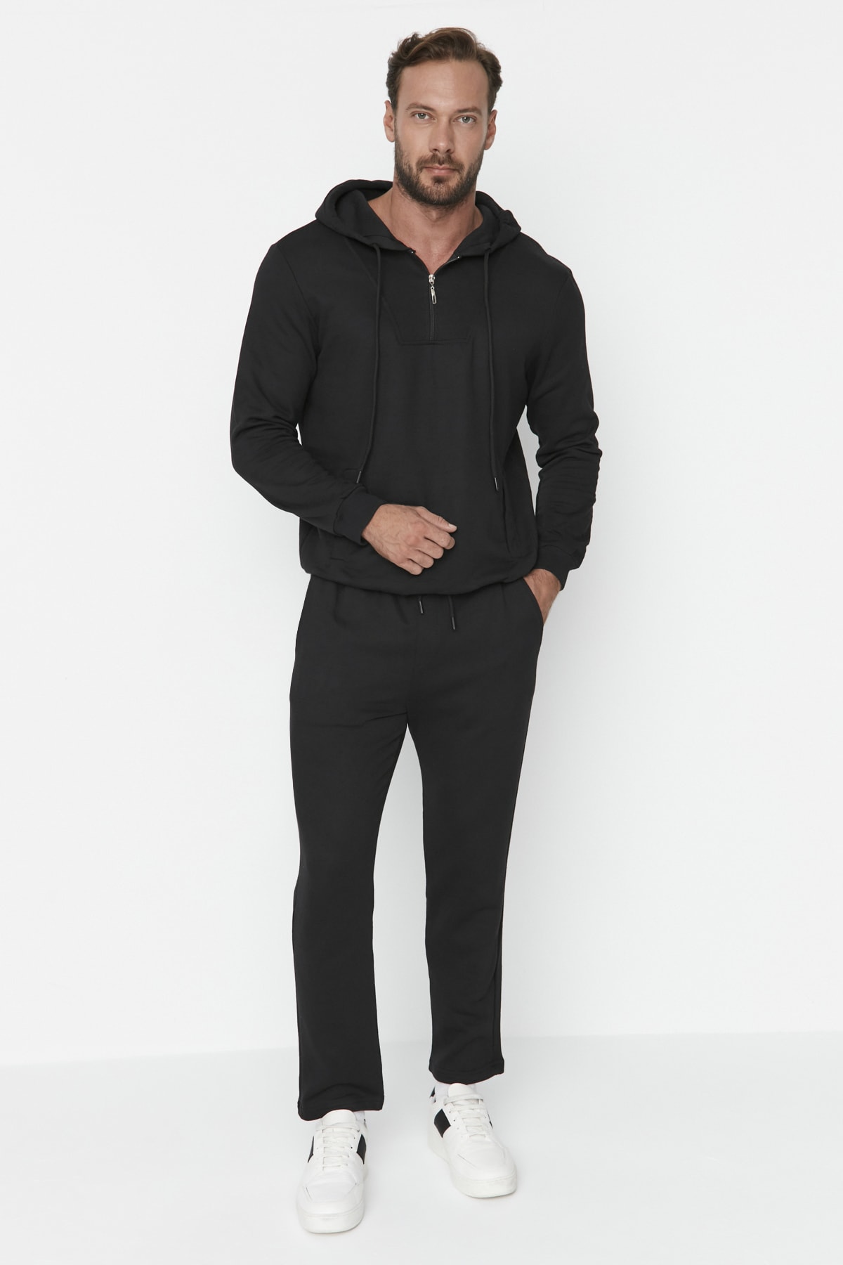 Trendyol Sweatsuit - Black - Regular fit