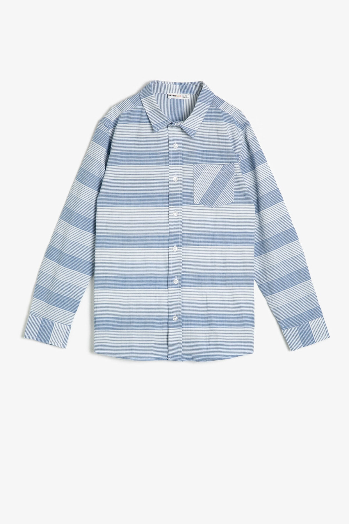 Levně Koton Boy Blue Patterned Shirt