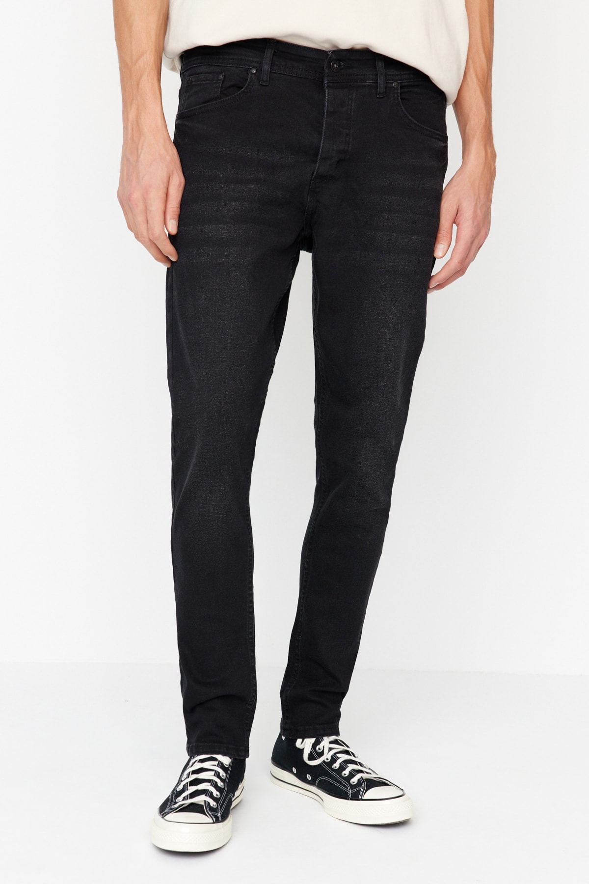 Trendyol Men's Black Skinny Fit Jeans