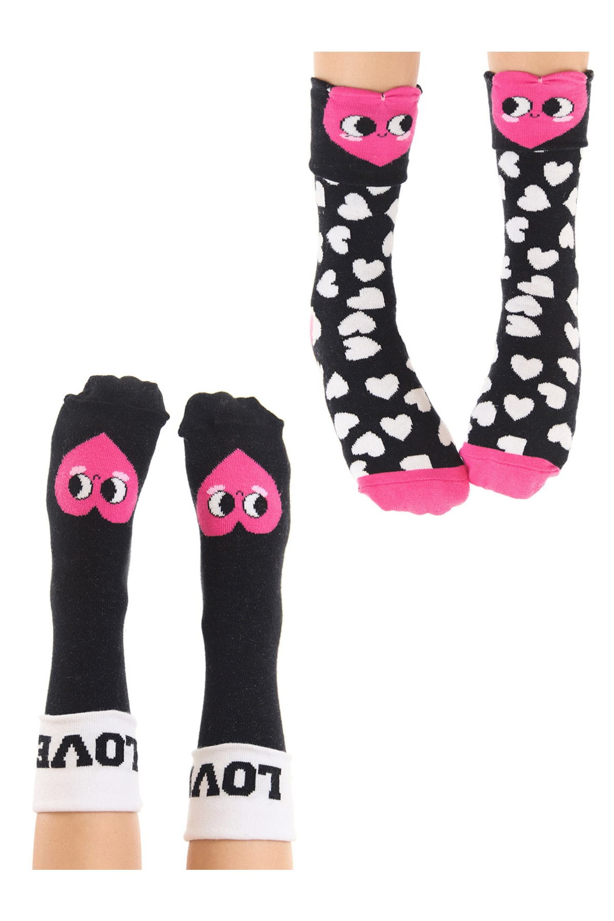 Mushi Love Girl's 2 Pieces Crewneck Sock Set