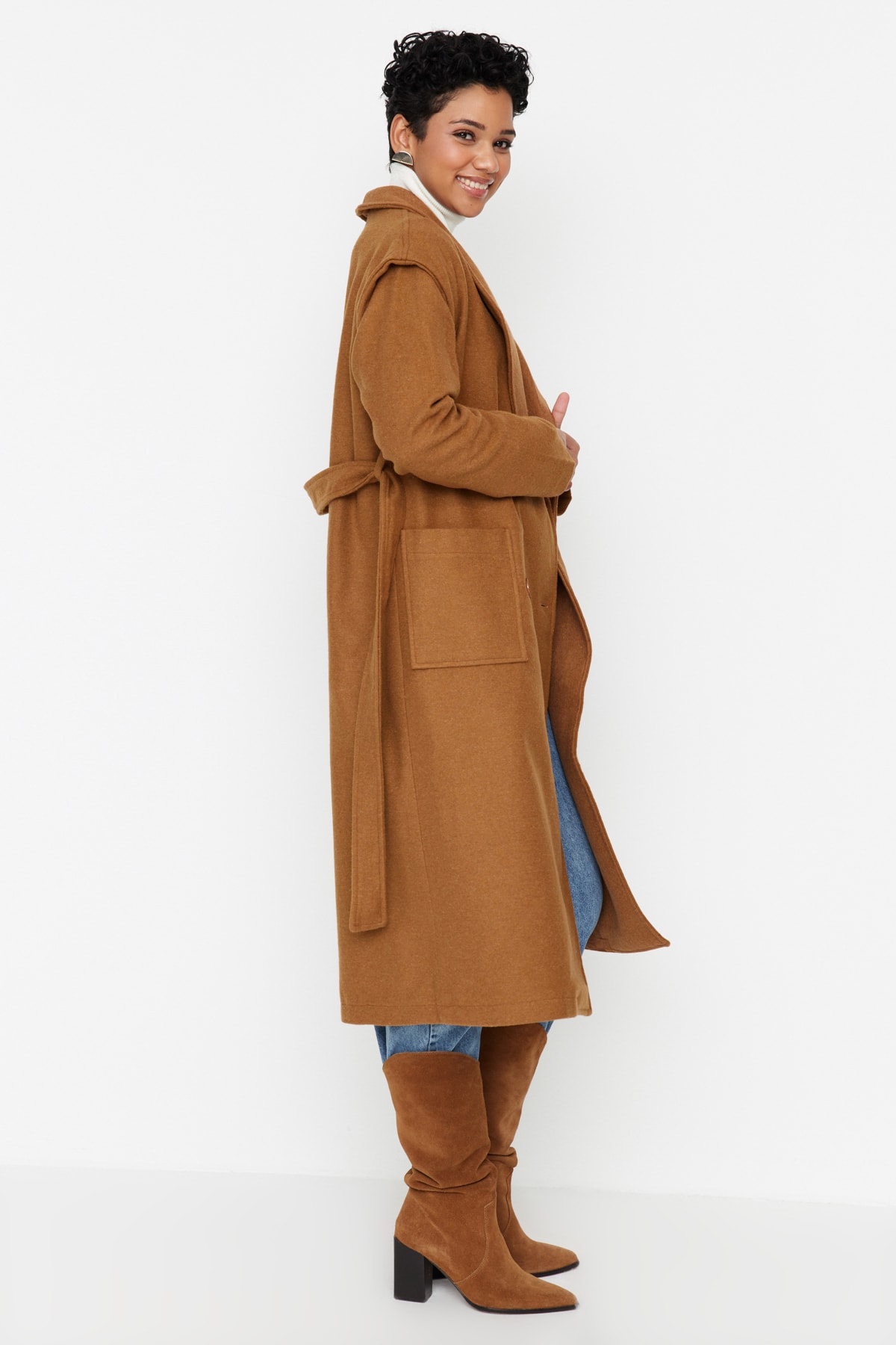 Palton dama Trendyol Classic