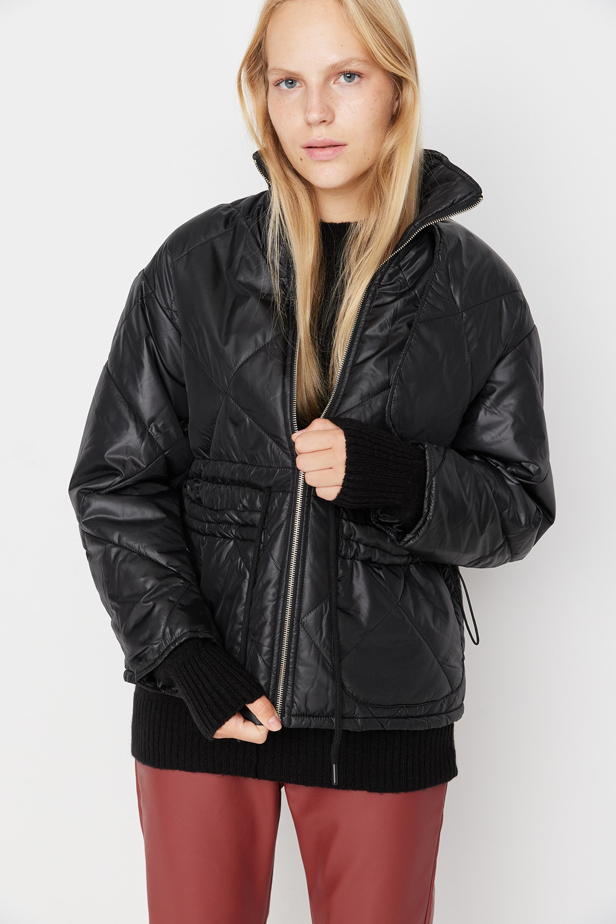 Trendyol Winter Jacket - Black - Puffer