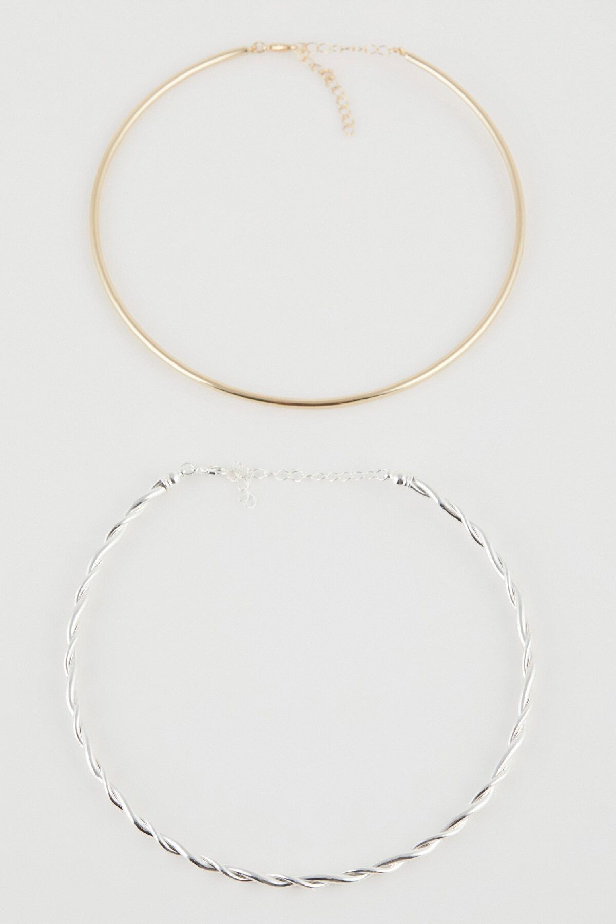 DEFACTO Women's Set of 2 Short Necklaces