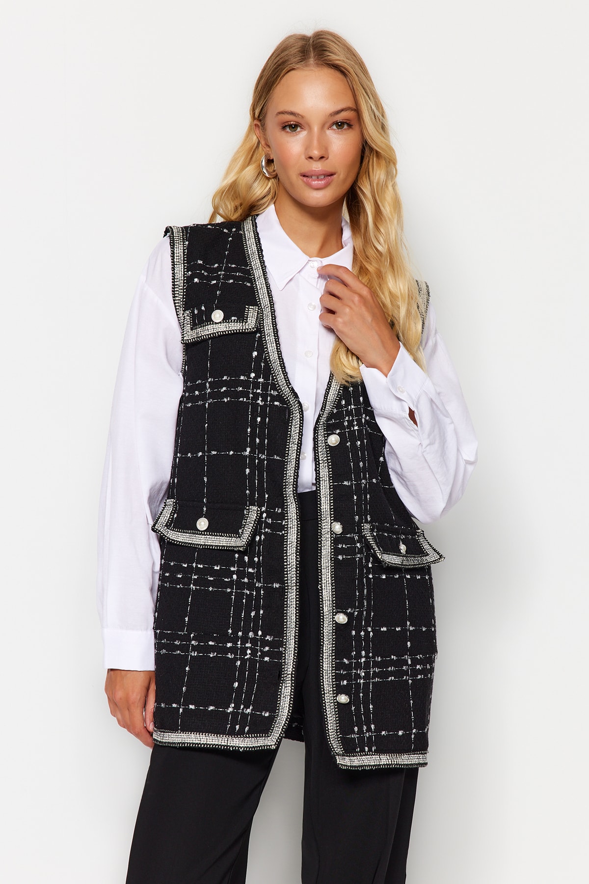 Trendyol Vest - Black - Basic