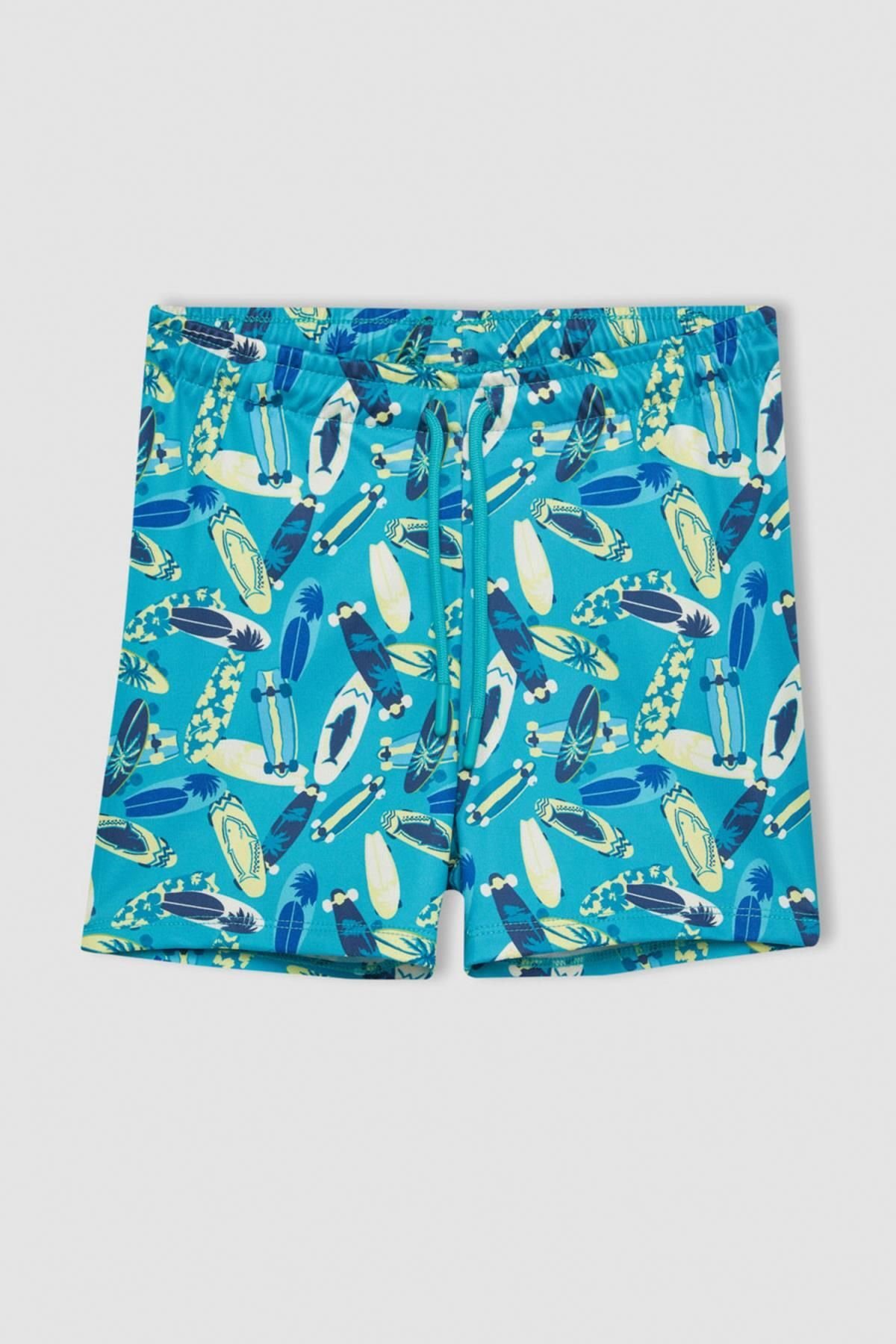 DEFACTO Boy's Patterned Swimsuit