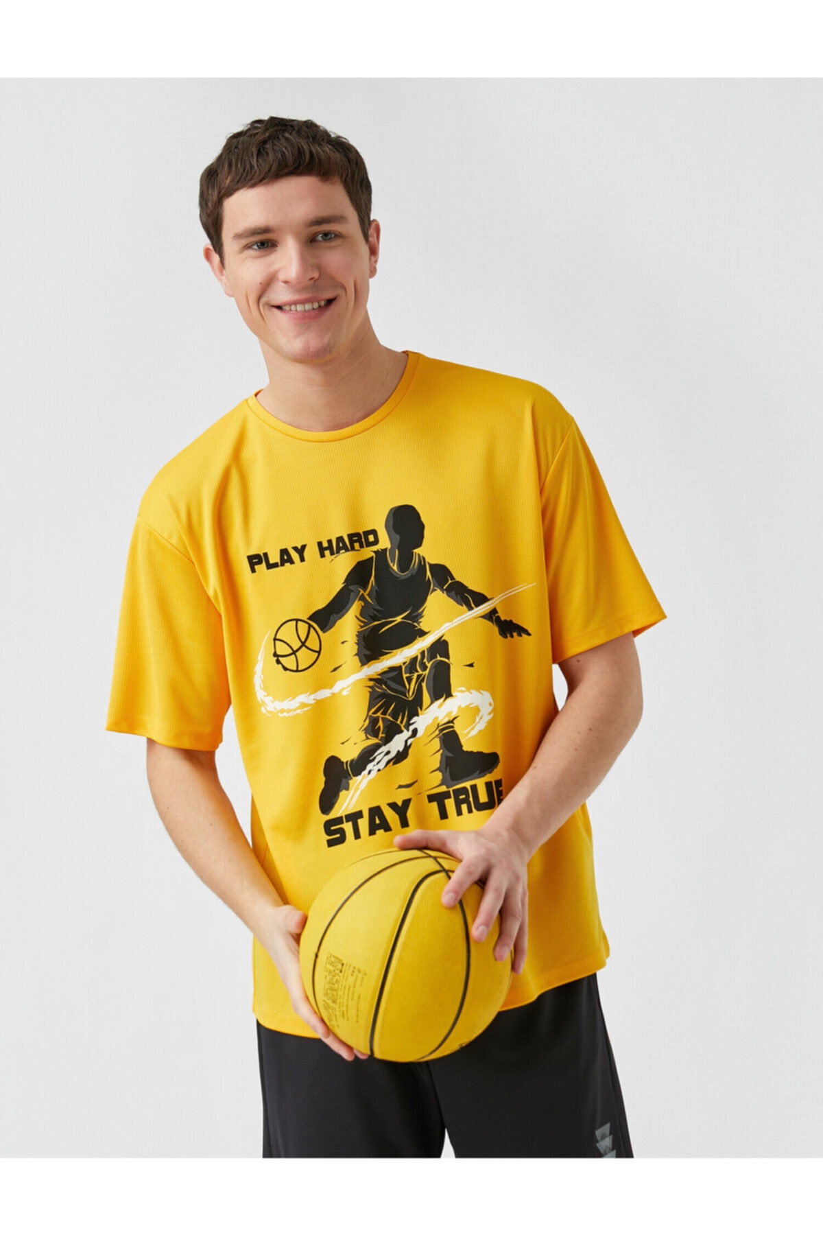 Koton Basketball Printed Sports T-Shirt
