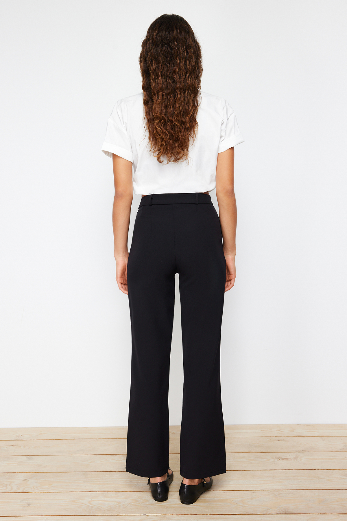 Pantaloni dama Trendyol Flat Cut