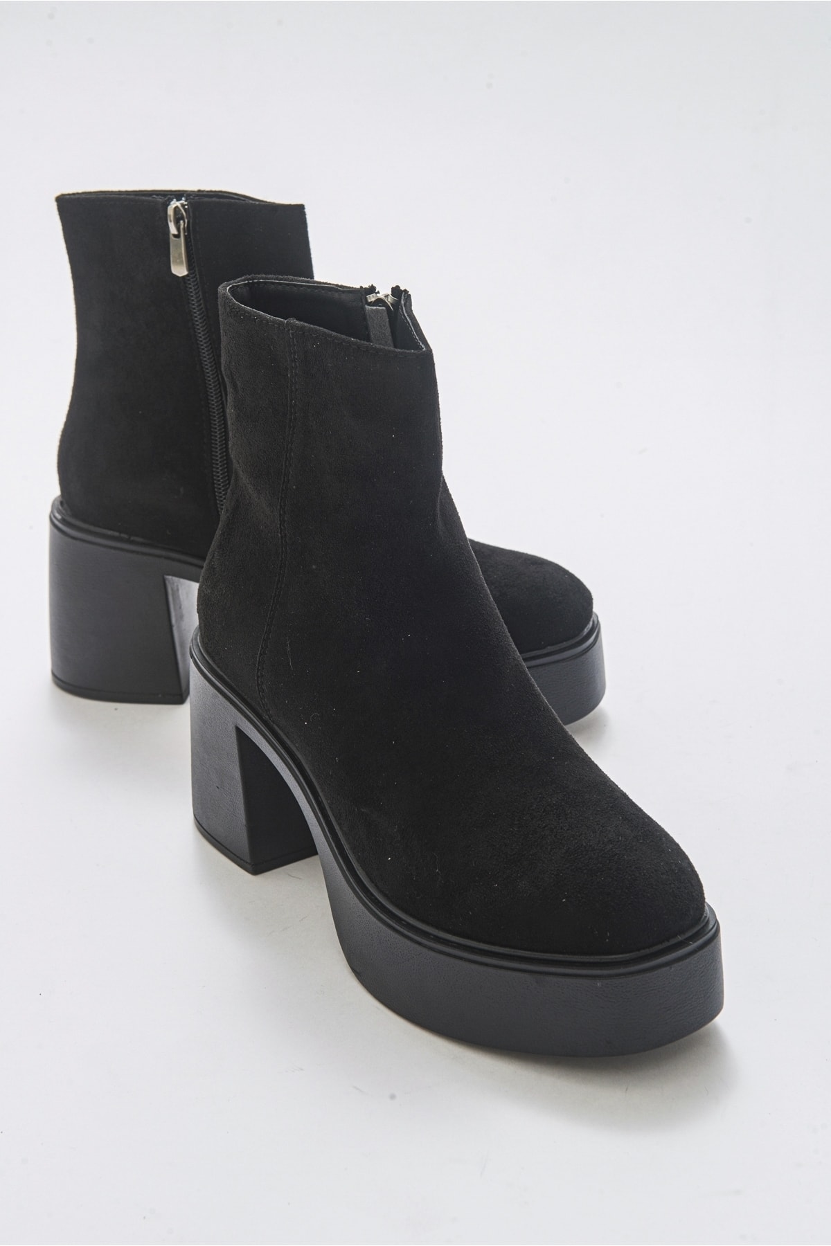 Levně LuviShoes West Women's Black Suede Boots
