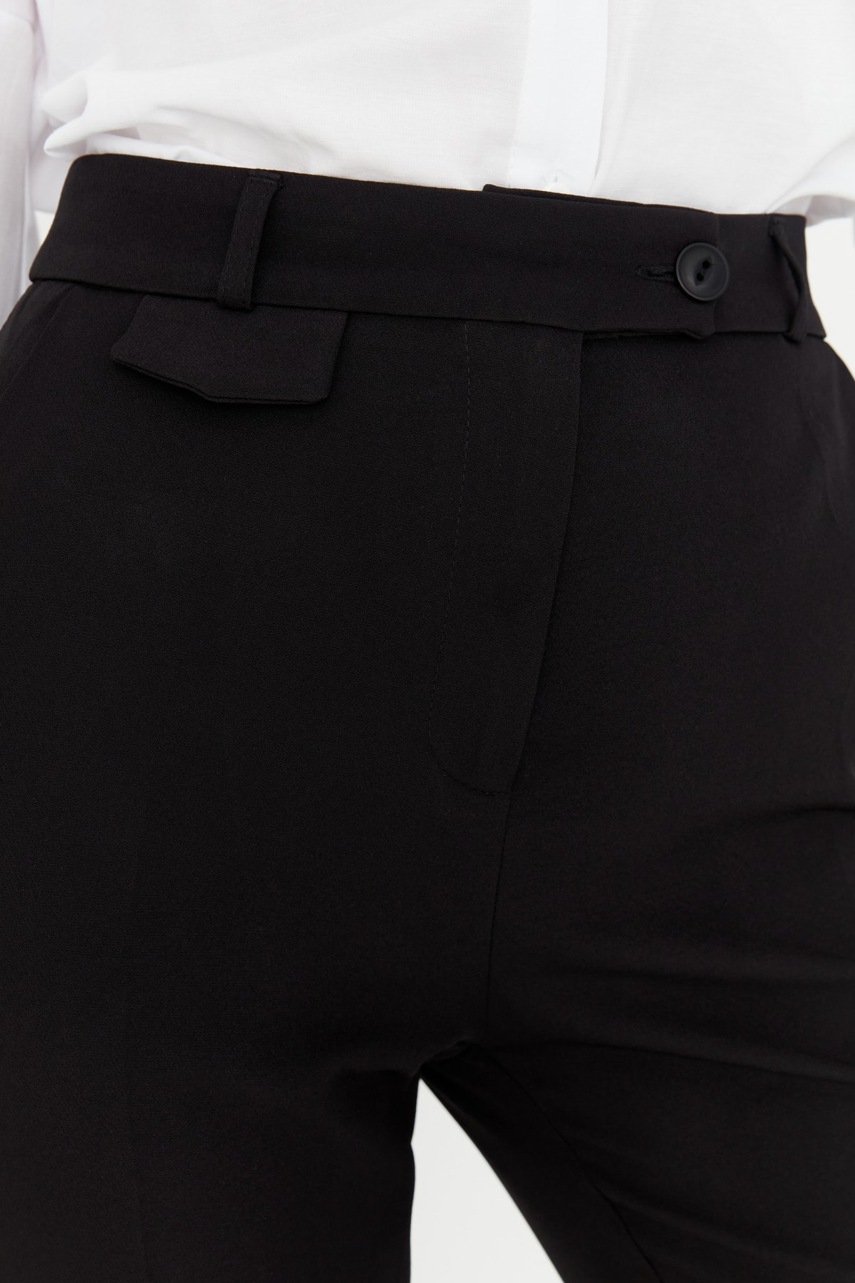 Pantaloni de damă Trendyol High Waist