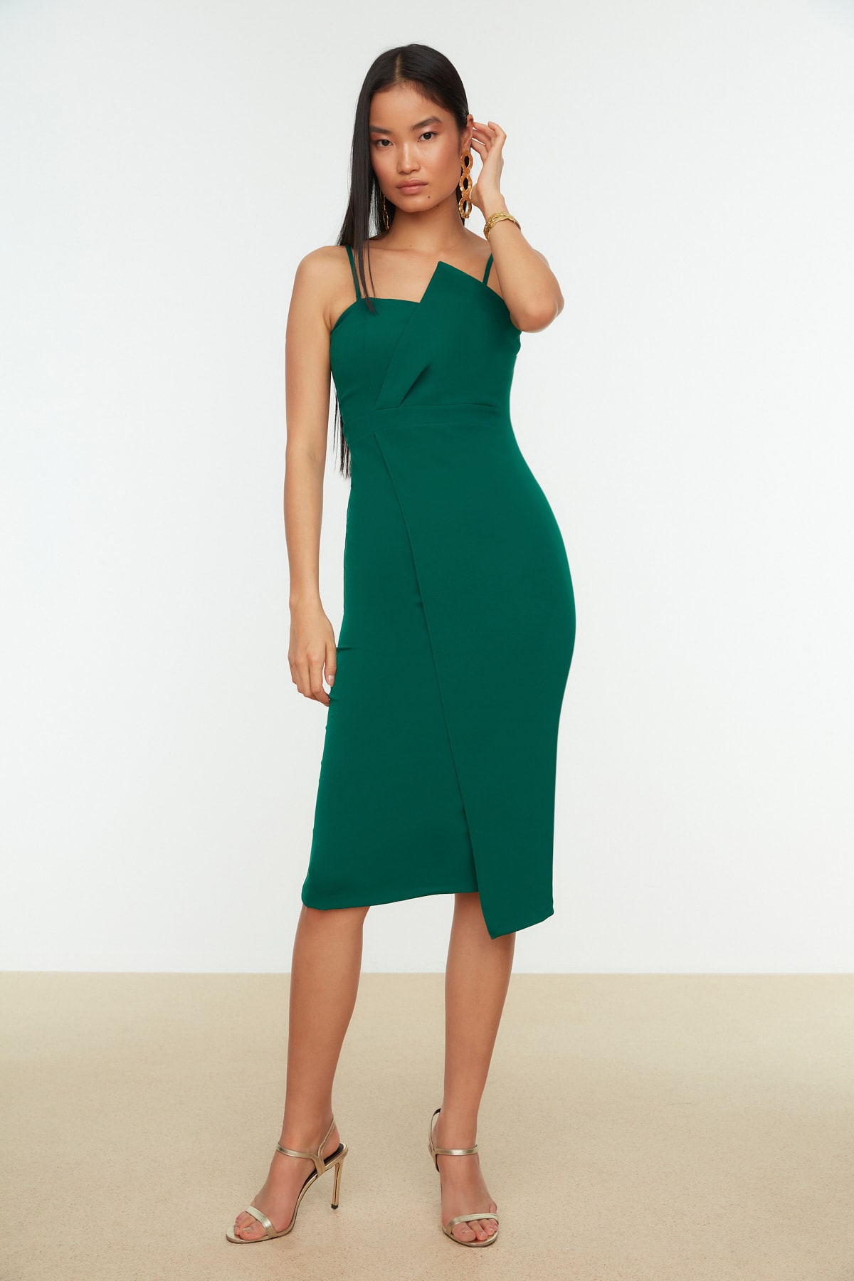 Rochie dama Trendyol TPRSS19FZ0136/Emerald