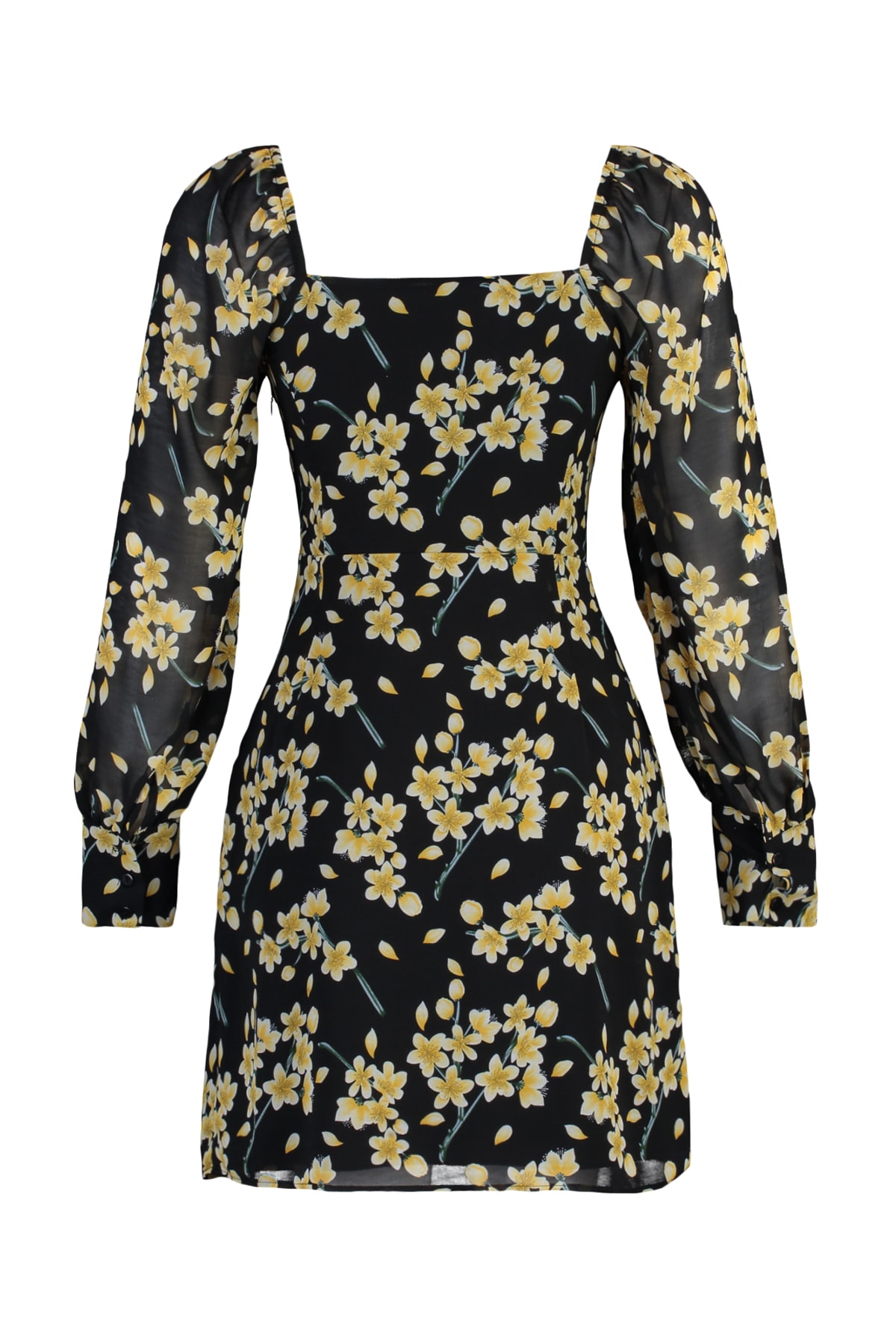 Rochie țesută multicoloră Trendyol