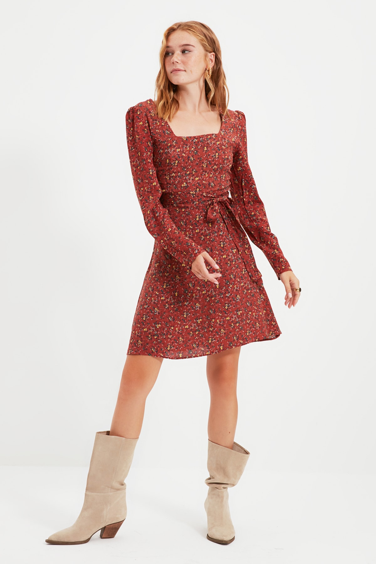 Women's dress Trendyol Patterned