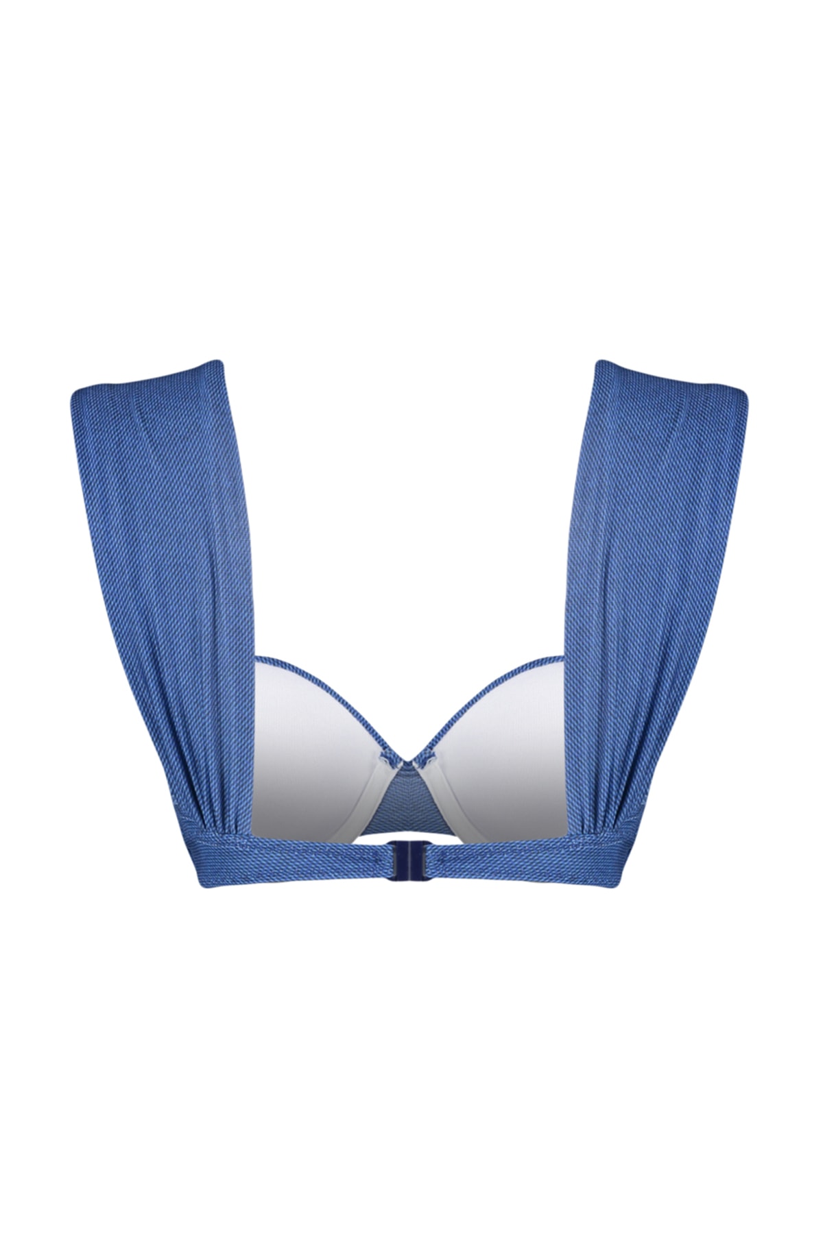 Trendyol Blue Underwire Bikini Top