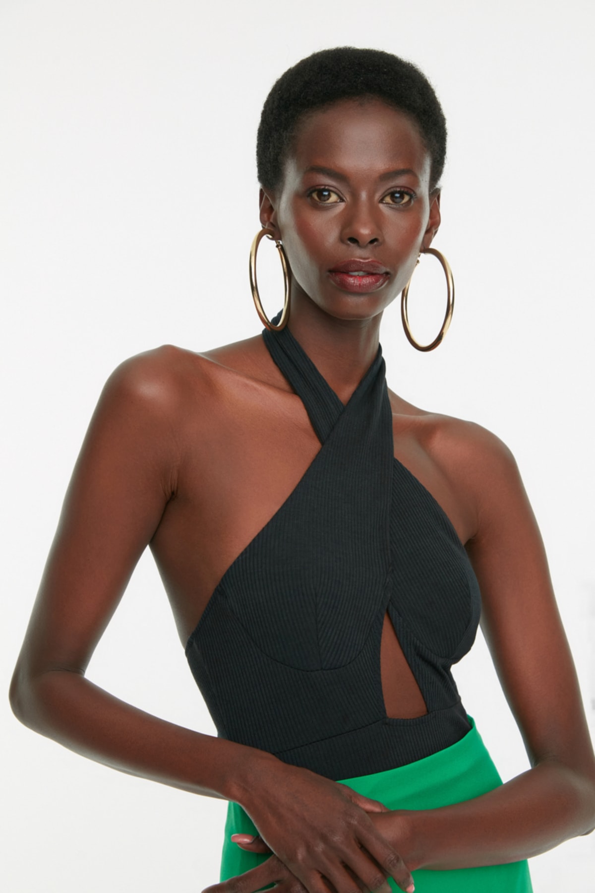 Trendyol Black Knitted Body