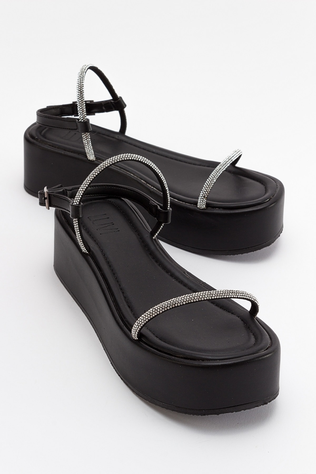 Levně LuviShoes Ekos Women's Black Sandals