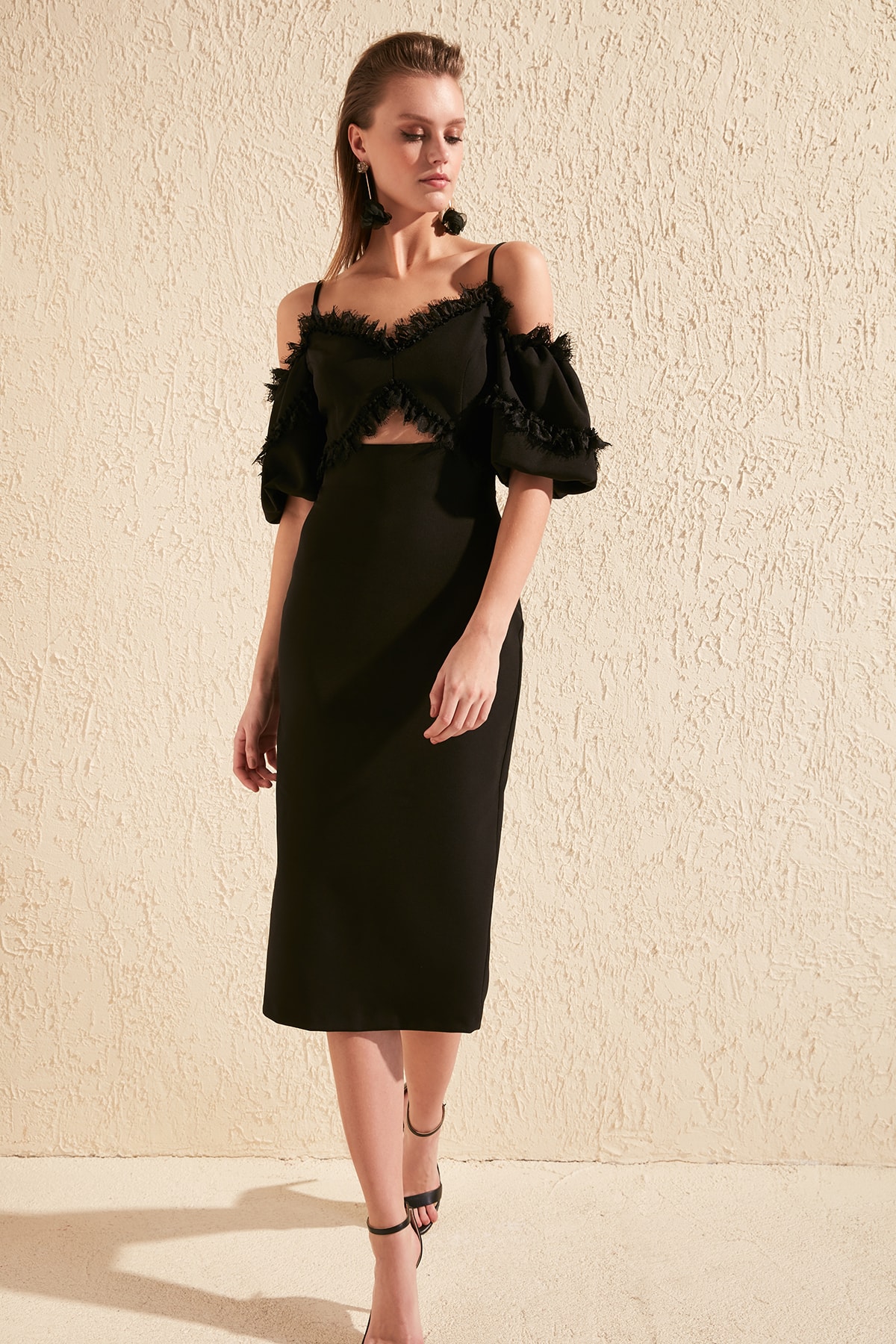 Rochie dama Trendyol Lace Detailed