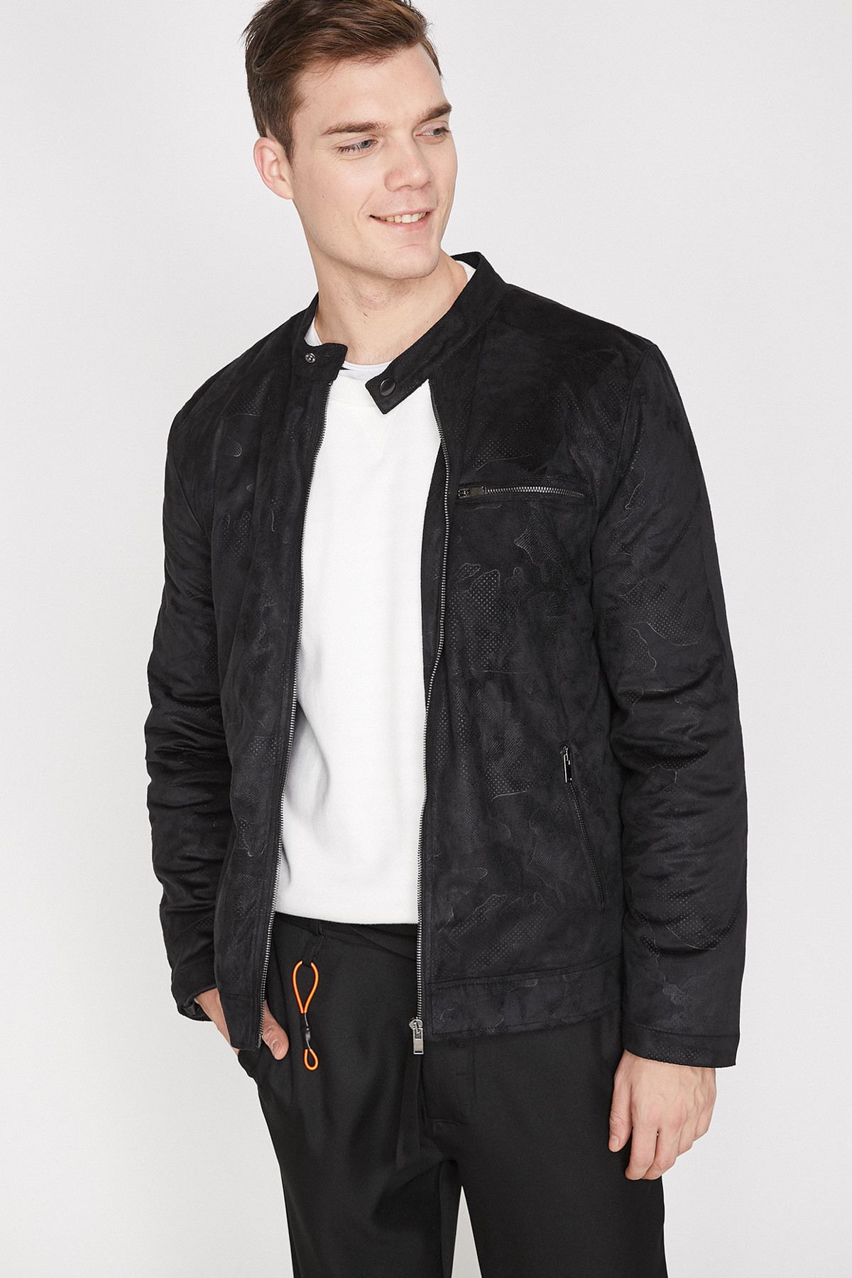 Koton Men's Black Coat