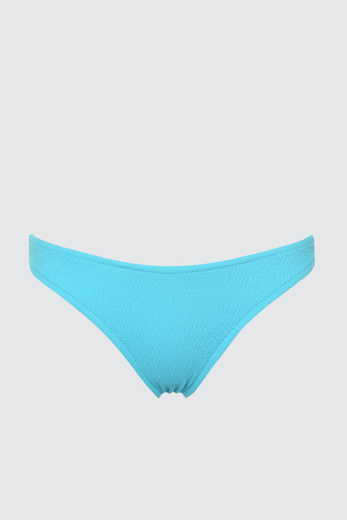 Trendyol Blue Textured Bikini Bottom