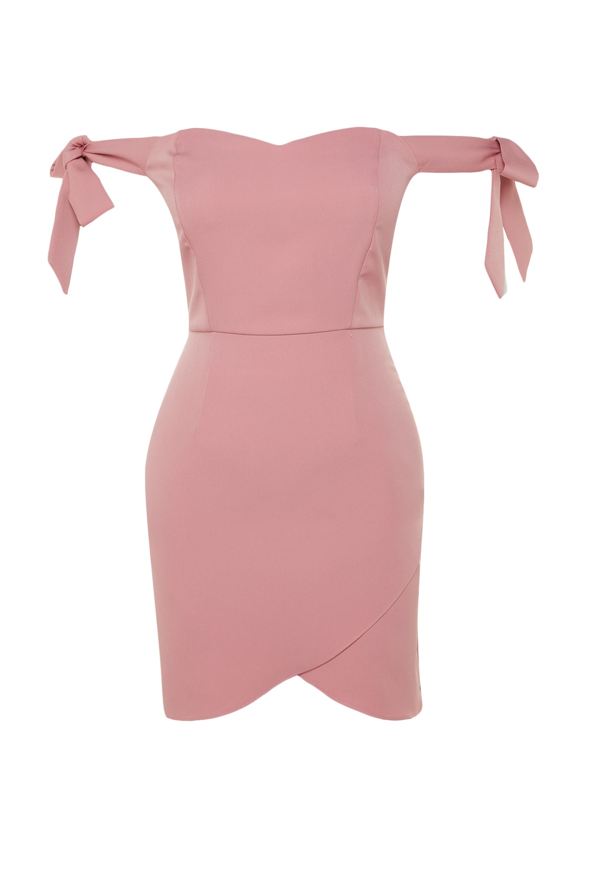 Rochie de seară elegantă Trendyol Powder Double Breasted