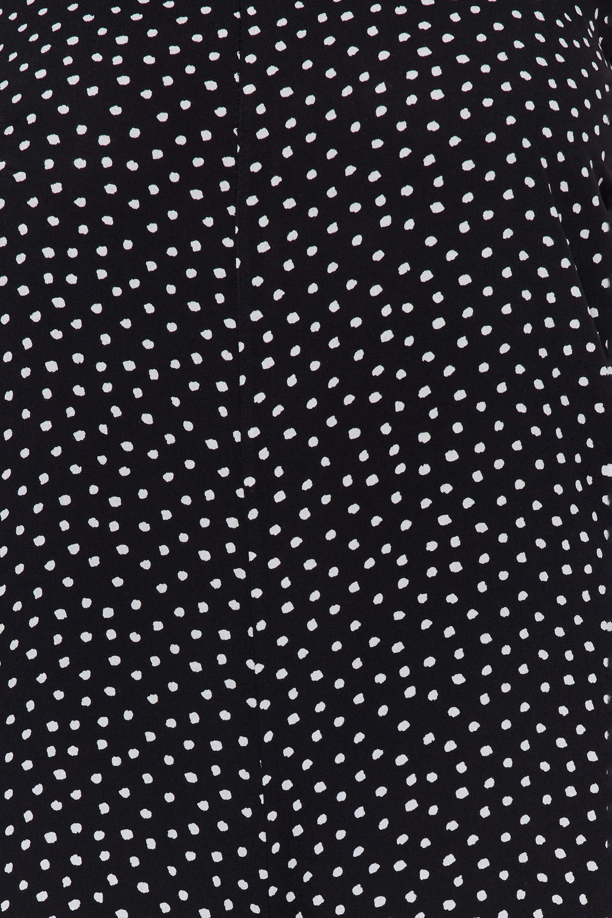 Trendyol Curve Black Floral Pattern Woven Jumpsuit