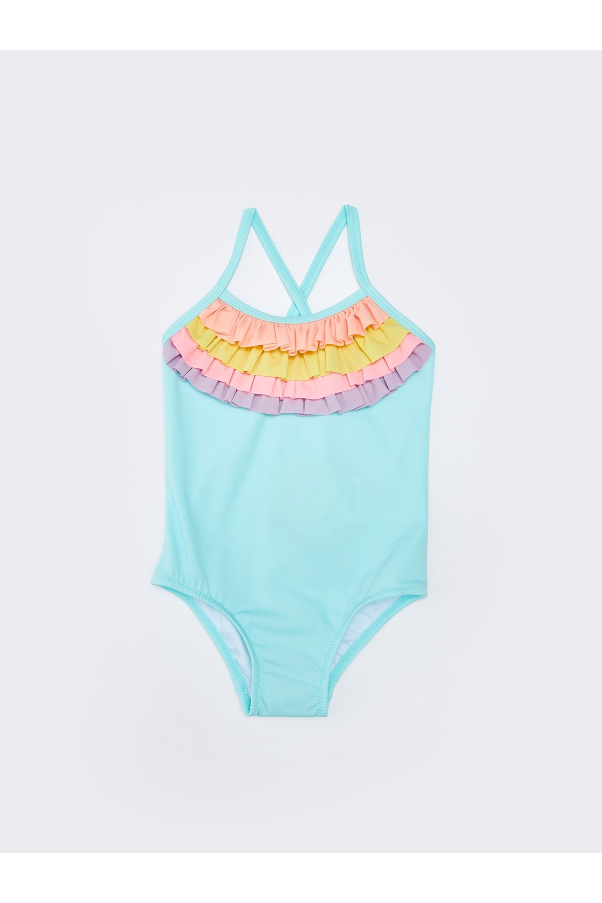 LC Waikiki Baby Girl Swimwear Made of Flexible Fabric