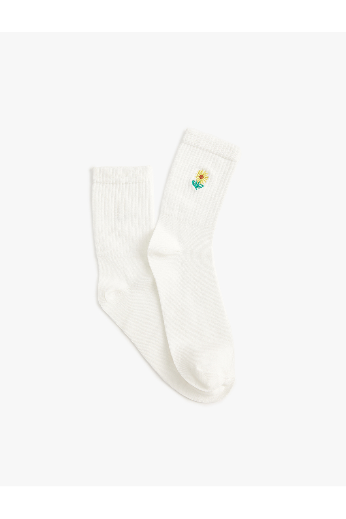 Levně Koton Flower Embroidered Socks
