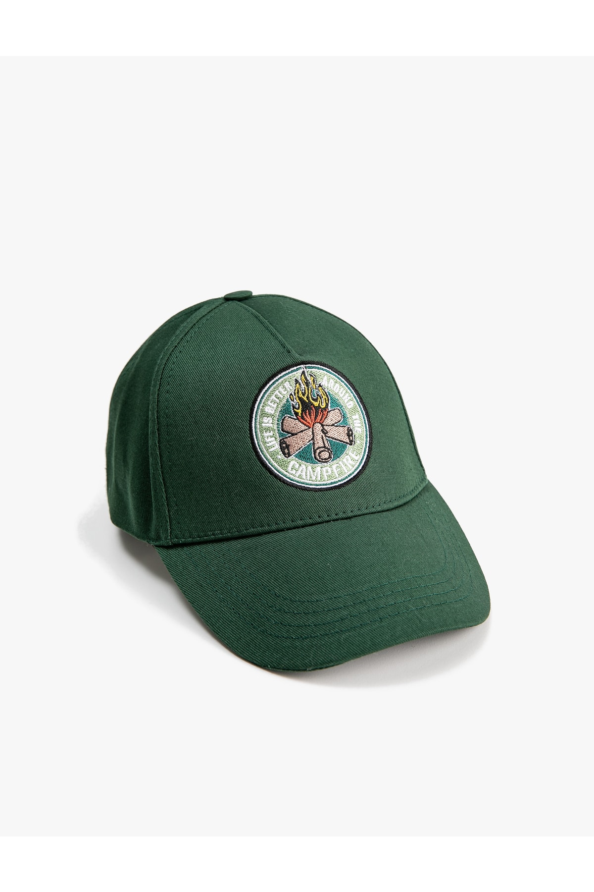 Koton Basic Cap Hat with Embroidery Detail