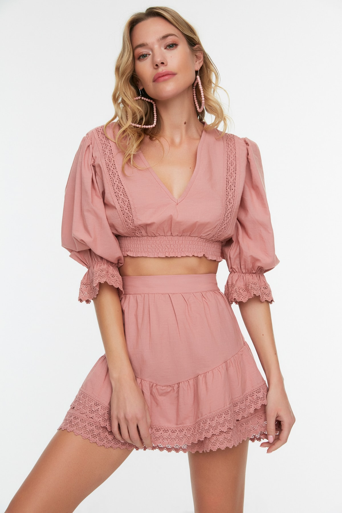 Trendyol Two-Piece Set - Rosa - Regular fit