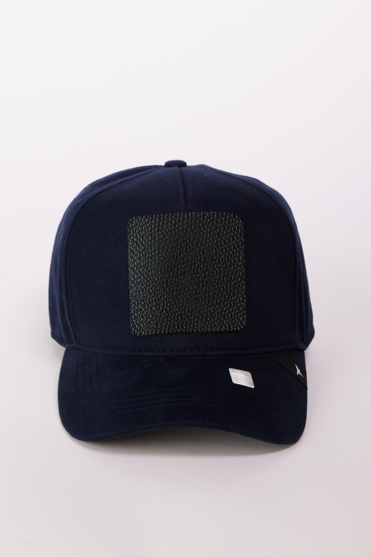 Levně AC&Co / Altınyıldız Classics Men's Navy Blue 100% Cotton Hat with Replaceable Stickers