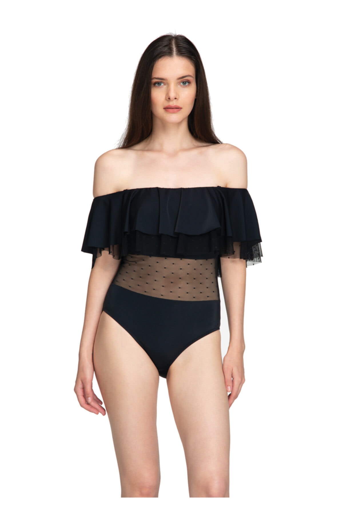 Dagi Swimsuit - Black - Plain