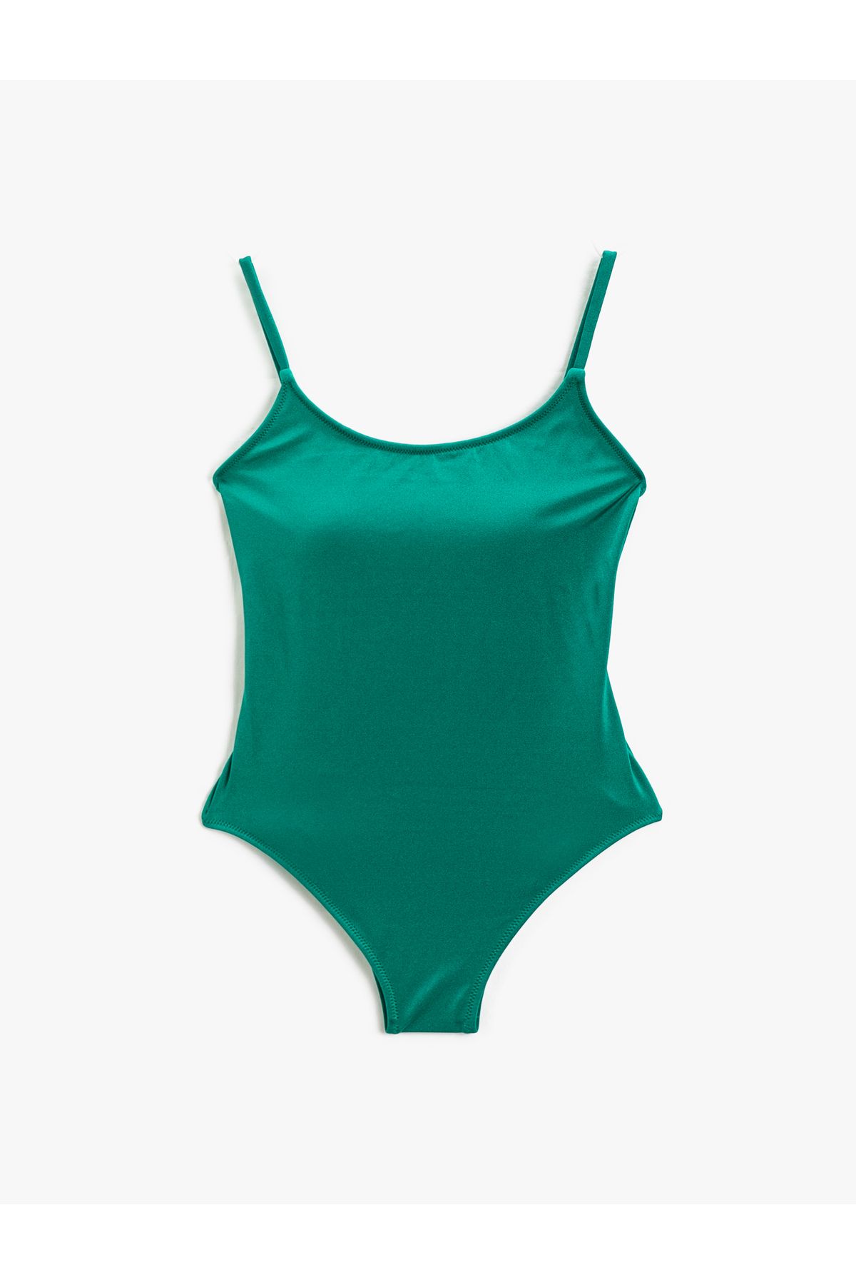 Costume de baie Koton Basic U-neck acoperite, subțiri, curele reglabile.